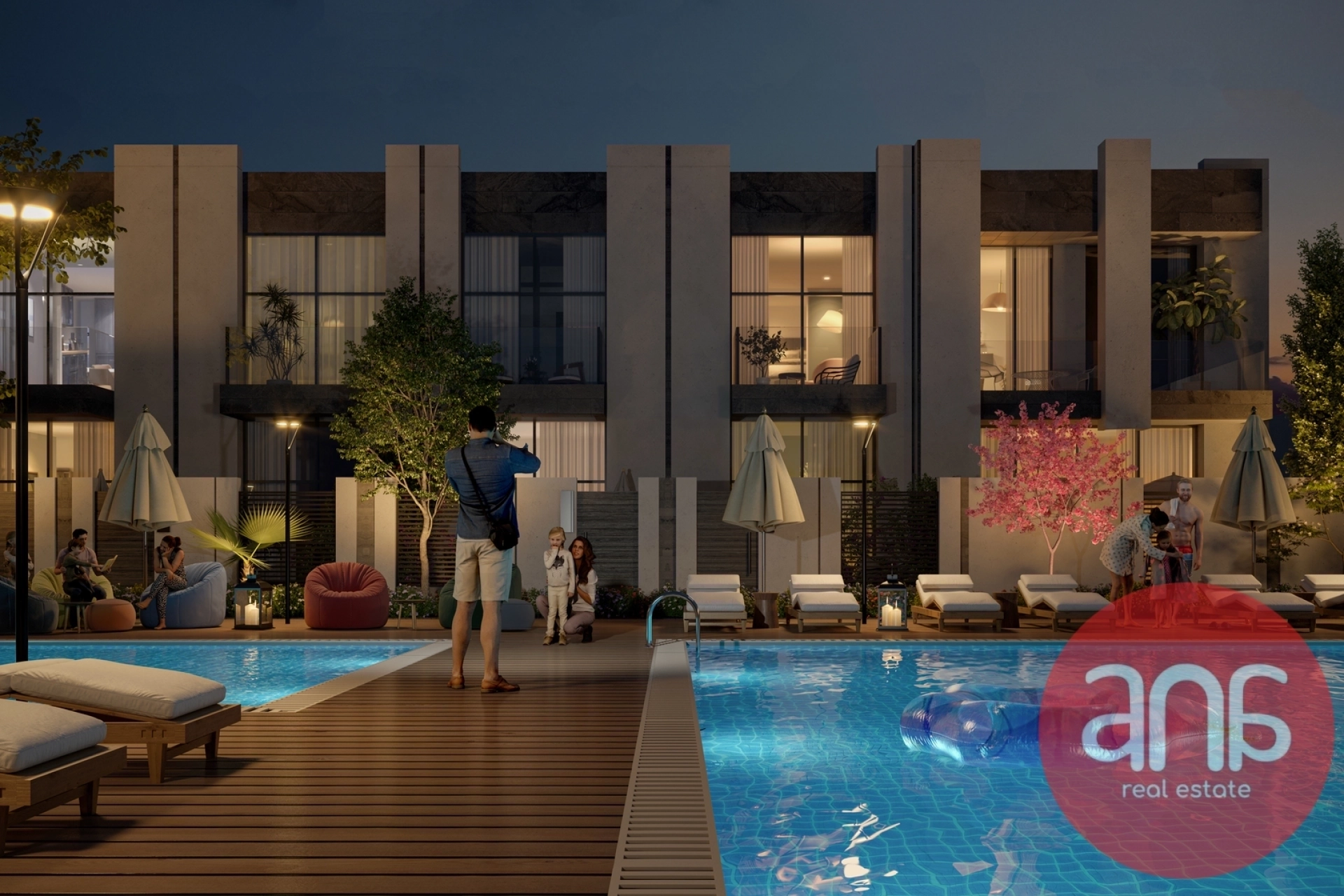 2BR TOWNHOUSE | SINGLE ROW | AMENITIES VIEW