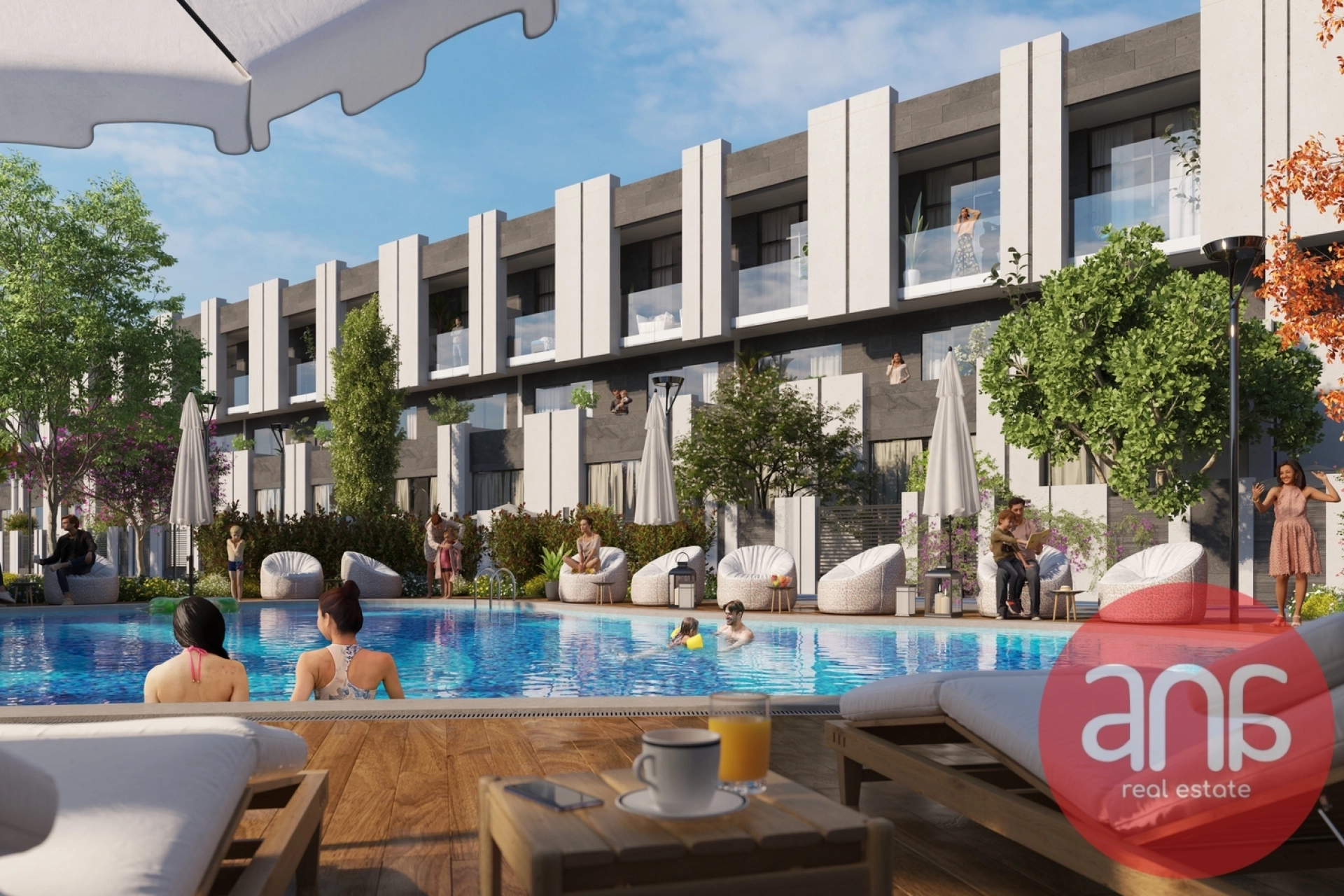 2BR TOWNHOUSE | SINGLE ROW | AMENITIES VIEW