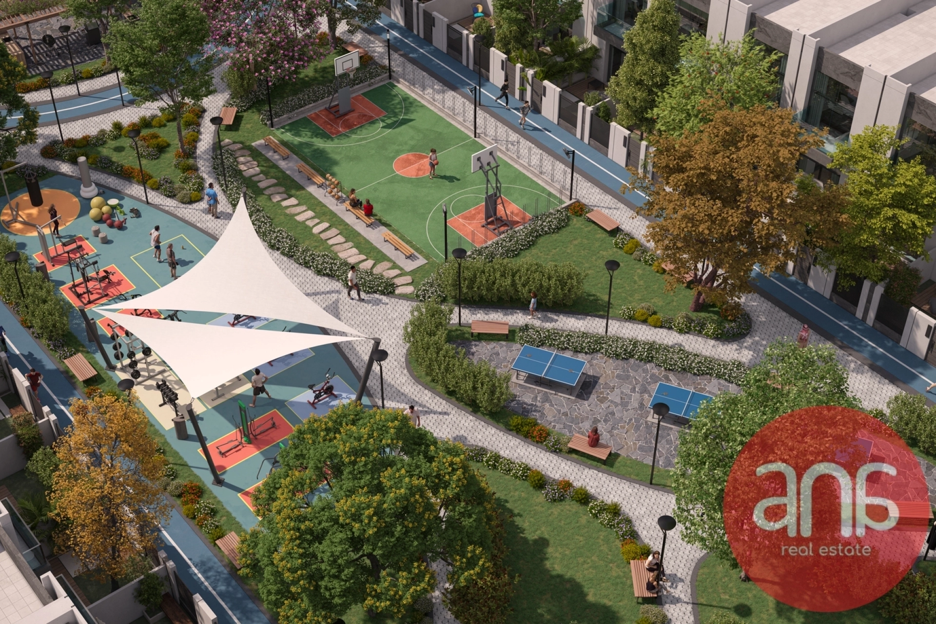 2BR TOWNHOUSE | SINGLE ROW | AMENITIES VIEW