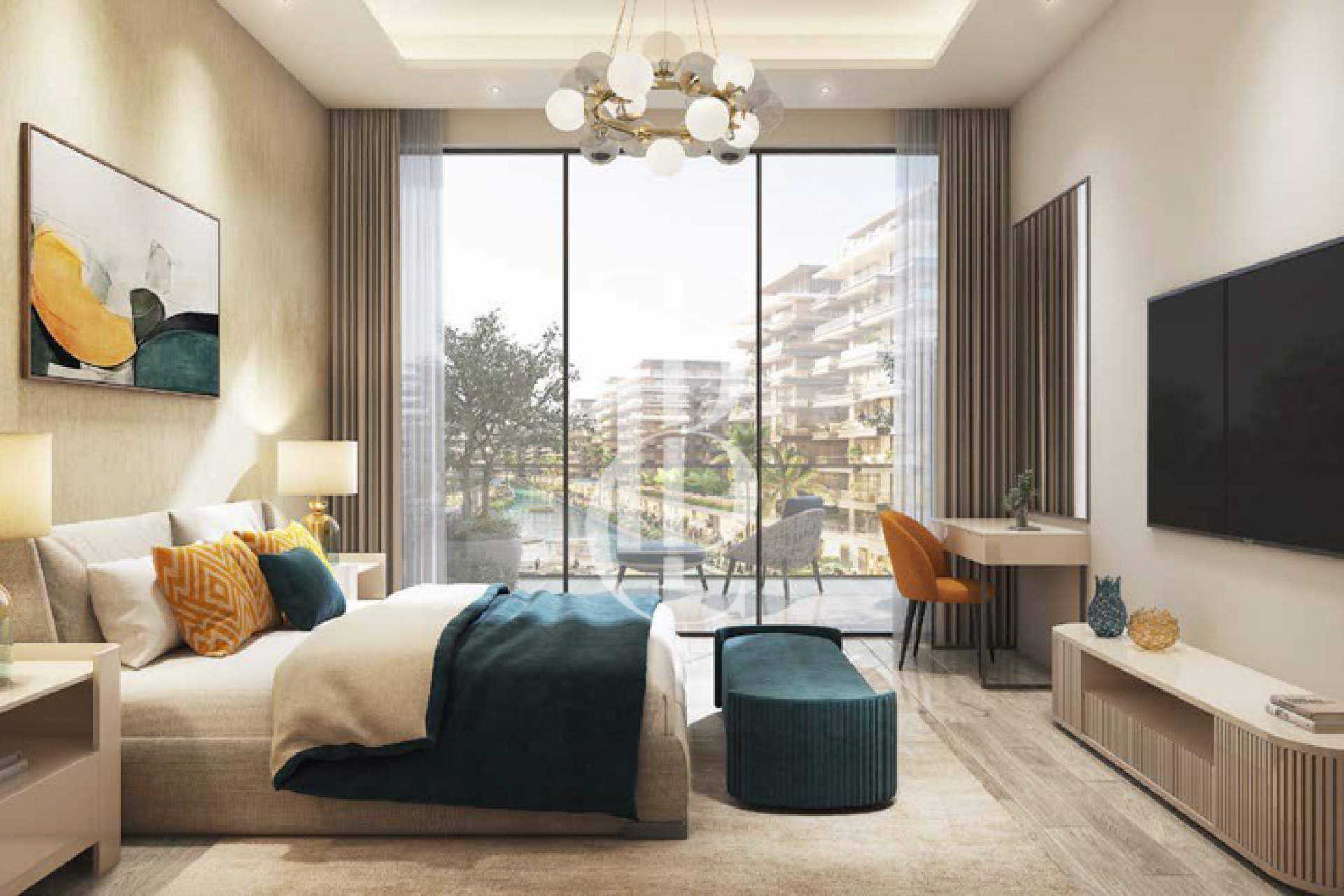 Exclusive 1 Bedroom | 2 Baths | Semi-Furnished