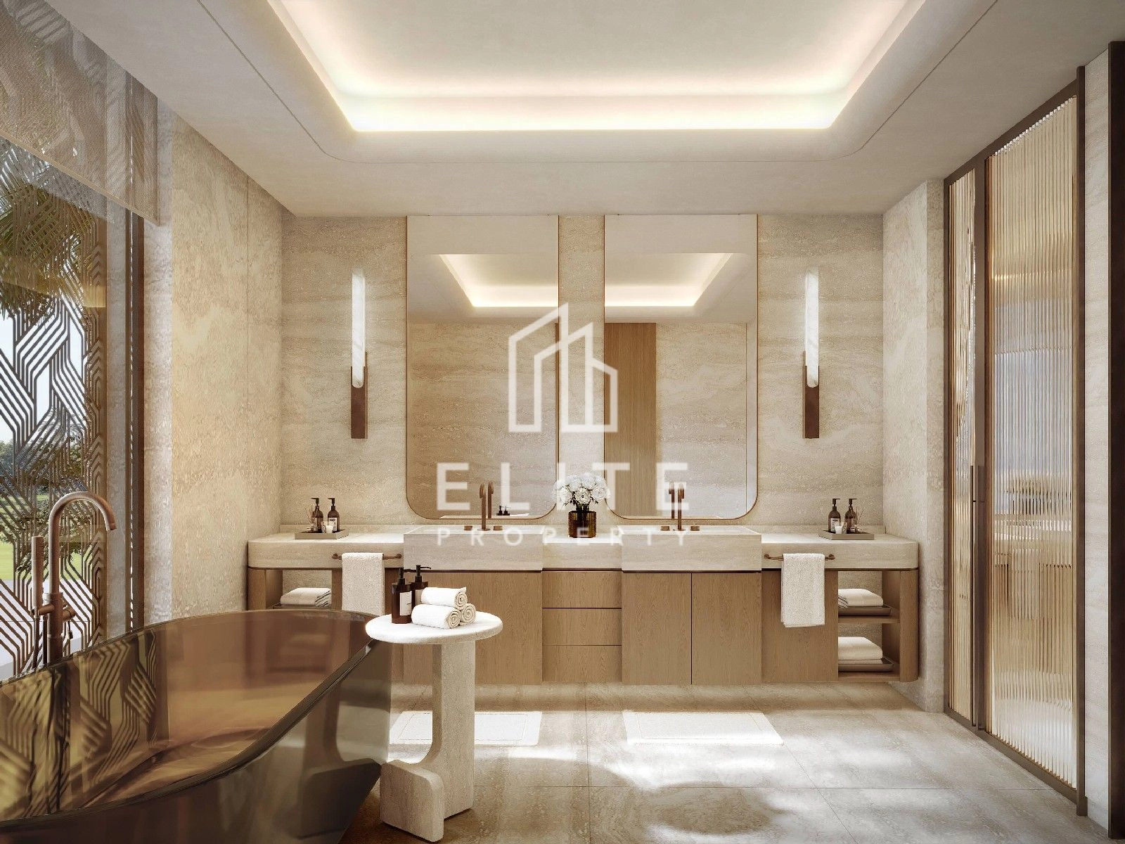 ULTRA LUXURIOUS VILLA IN ABU DHABI AT SAADIYAT BEACH. BRANDED BY FOUR SEASONS.