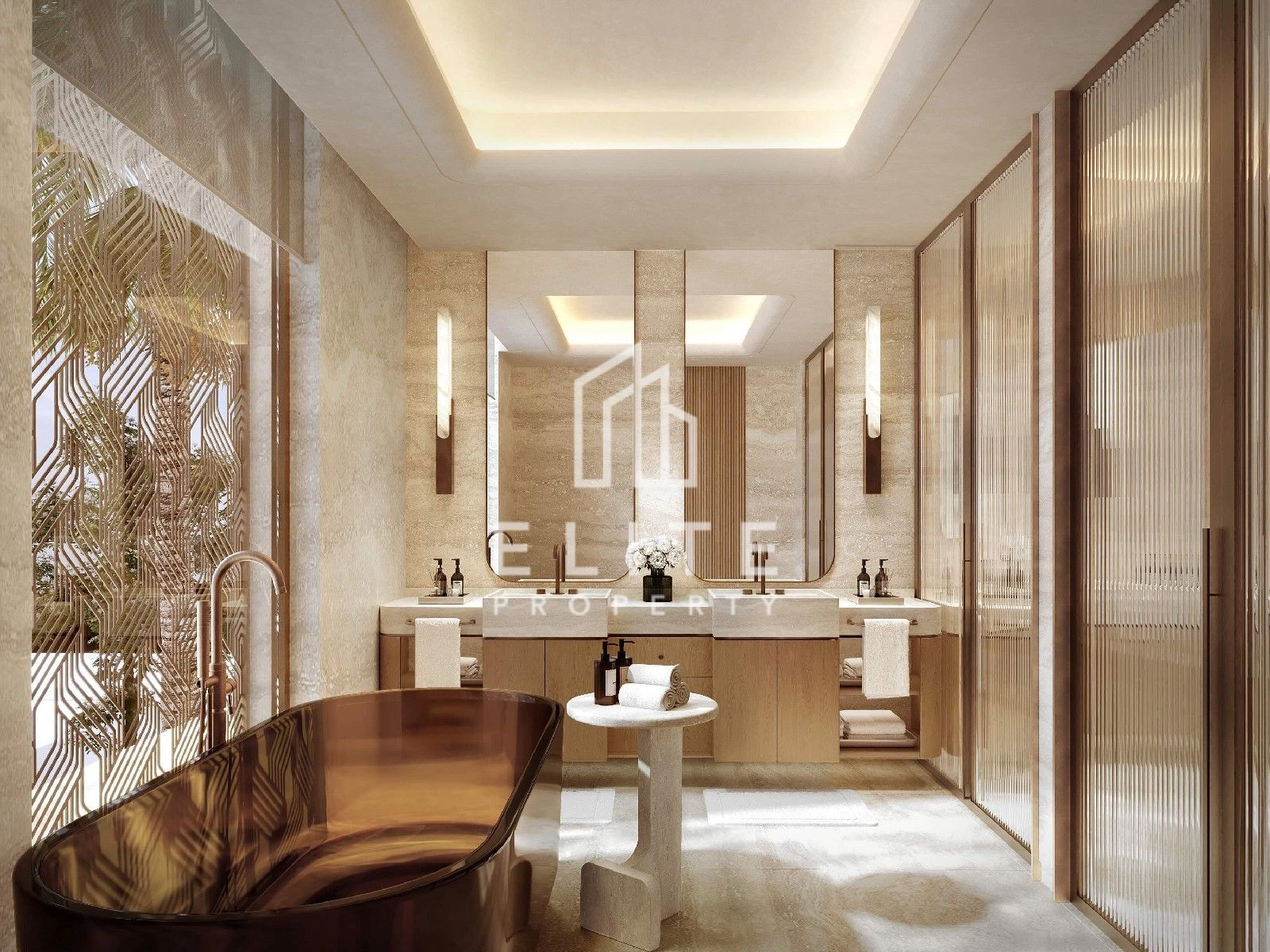 ULTRA LUXURIOUS VILLA IN ABU DHABI AT SAADIYAT BEACH. BRANDED BY FOUR SEASONS.