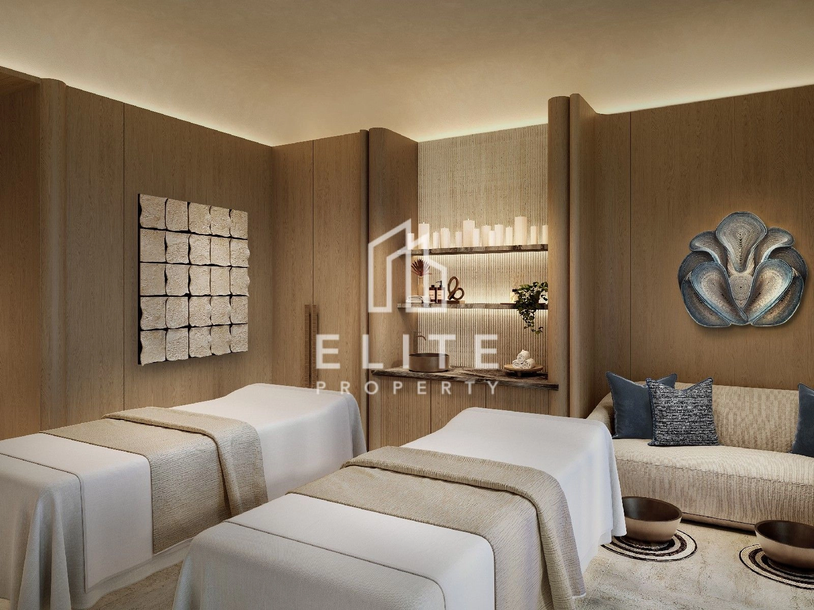 ULTRA LUXURIOUS VILLA IN ABU DHABI AT SAADIYAT BEACH. BRANDED BY FOUR SEASONS.