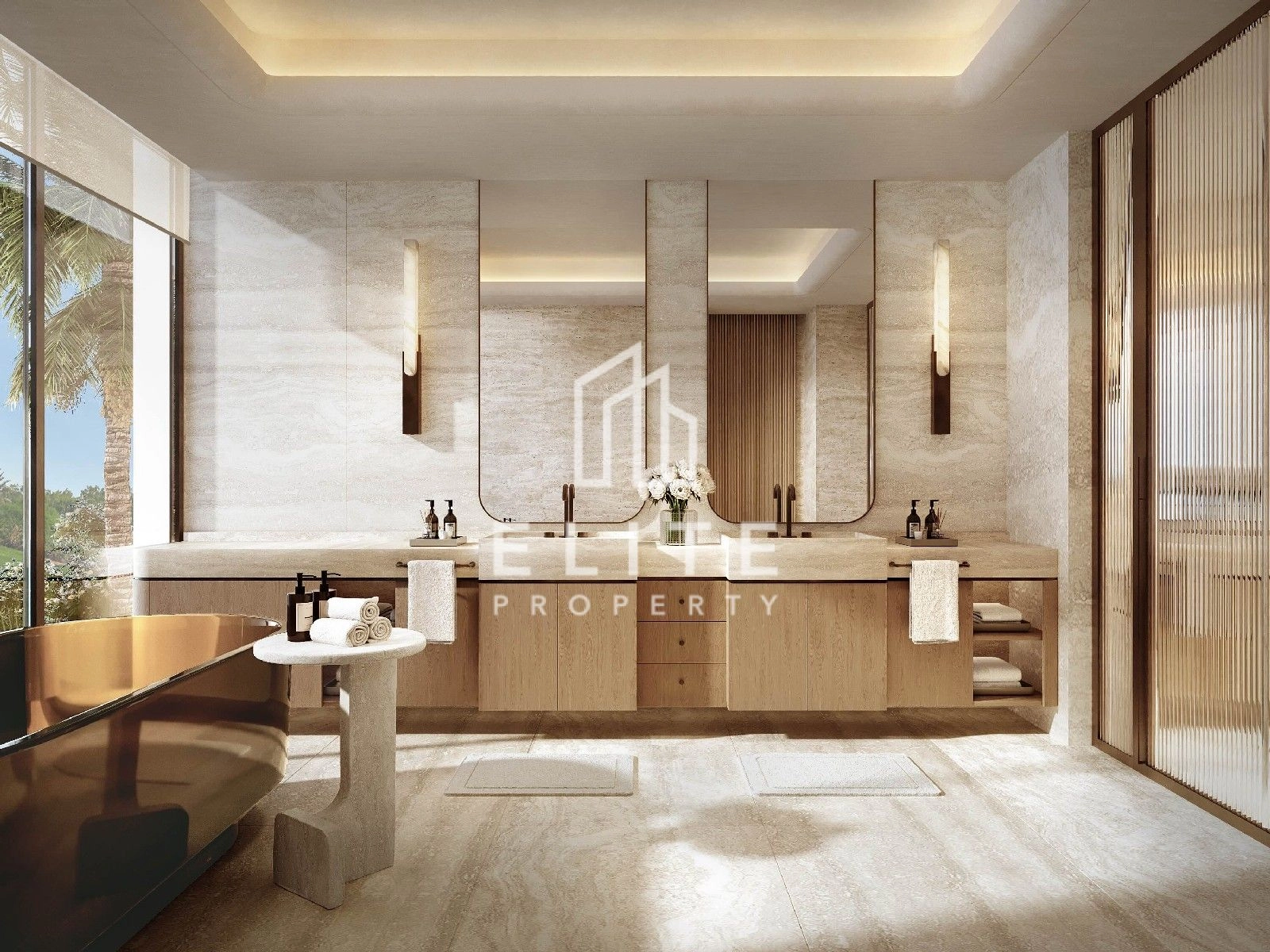 ULTRA LUXURIOUS VILLA IN ABU DHABI AT SAADIYAT BEACH. BRANDED BY FOUR SEASONS.