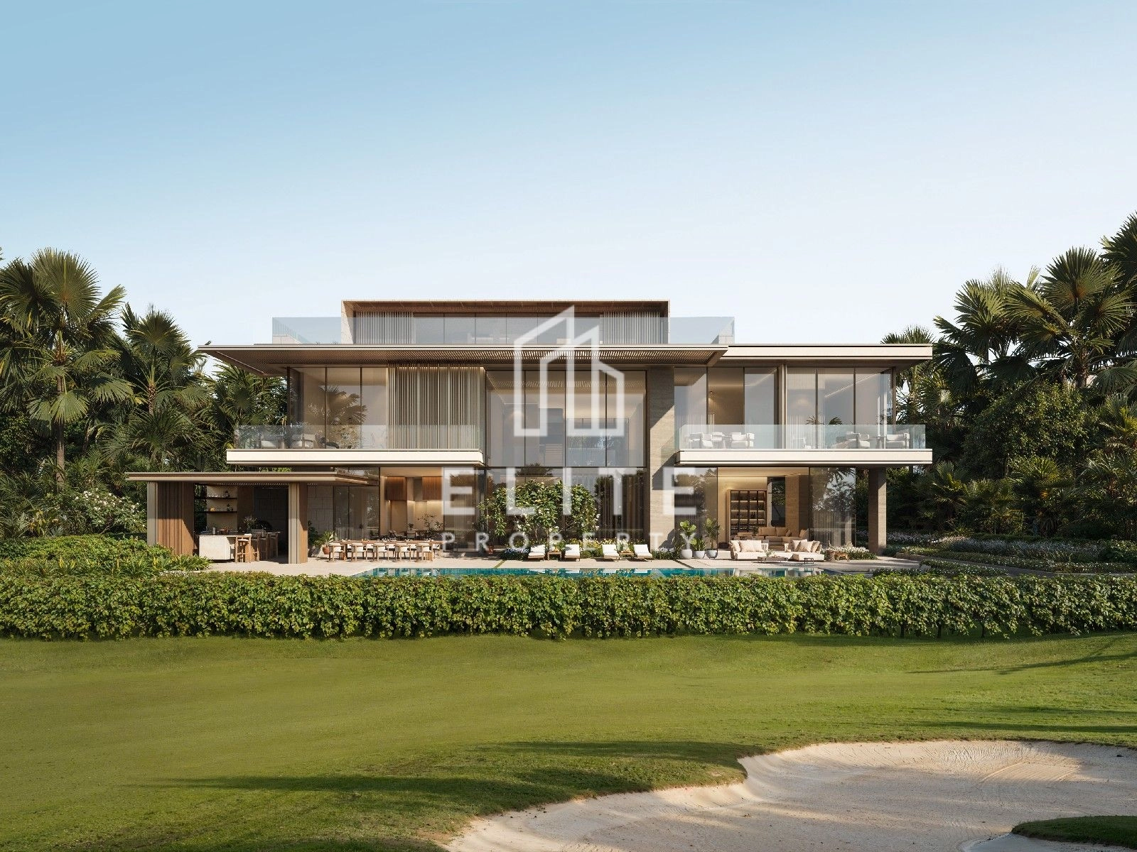 ULTRA LUXURIOUS VILLA IN ABU DHABI AT SAADIYAT BEACH. BRANDED BY FOUR SEASONS.