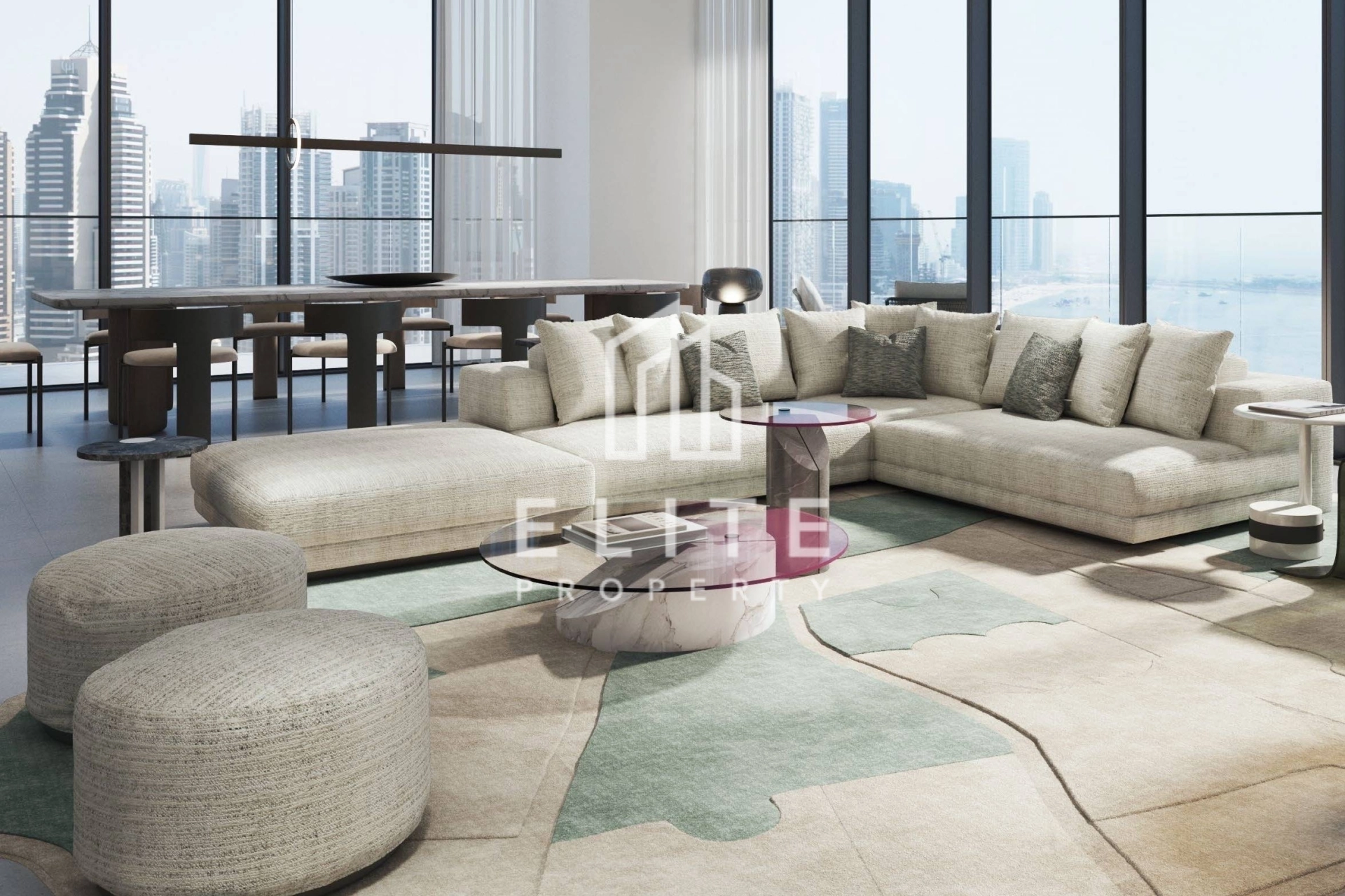 LAST 4BR DUPLEX AT W RESIDENCES DUBAI HARBOUR T3