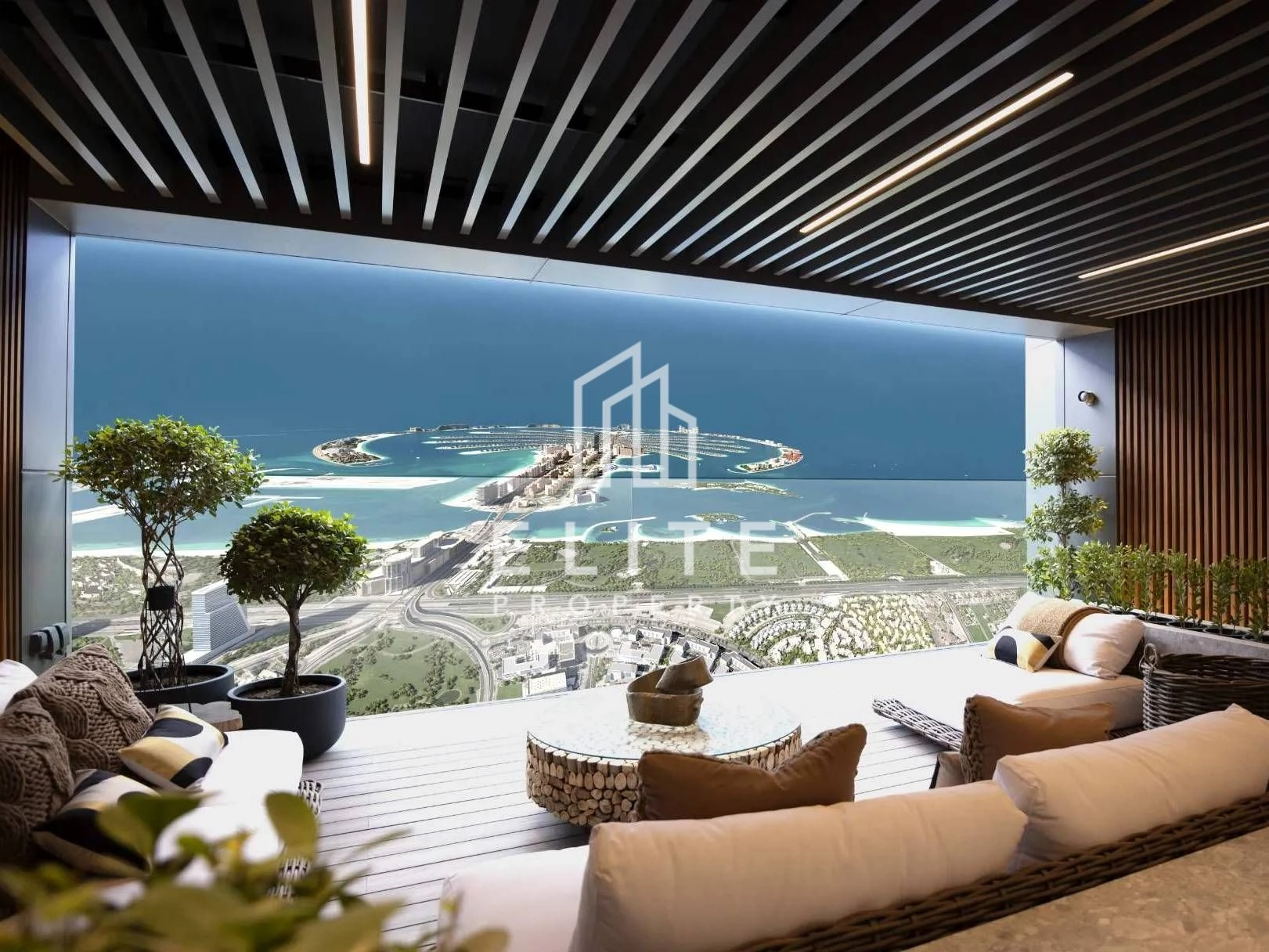 6-Bed Duplex with 360 Views of Dubai | Ready