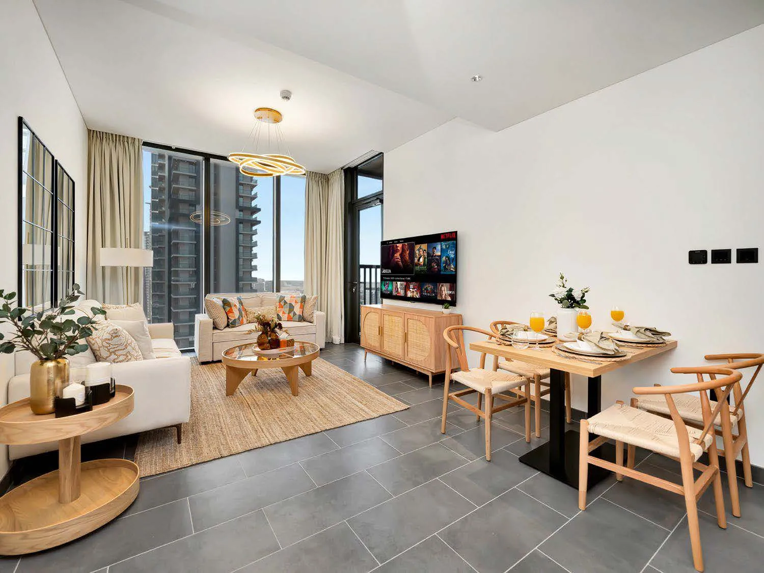 Modern 2BR + Study | Fully Furnished | The Crest C