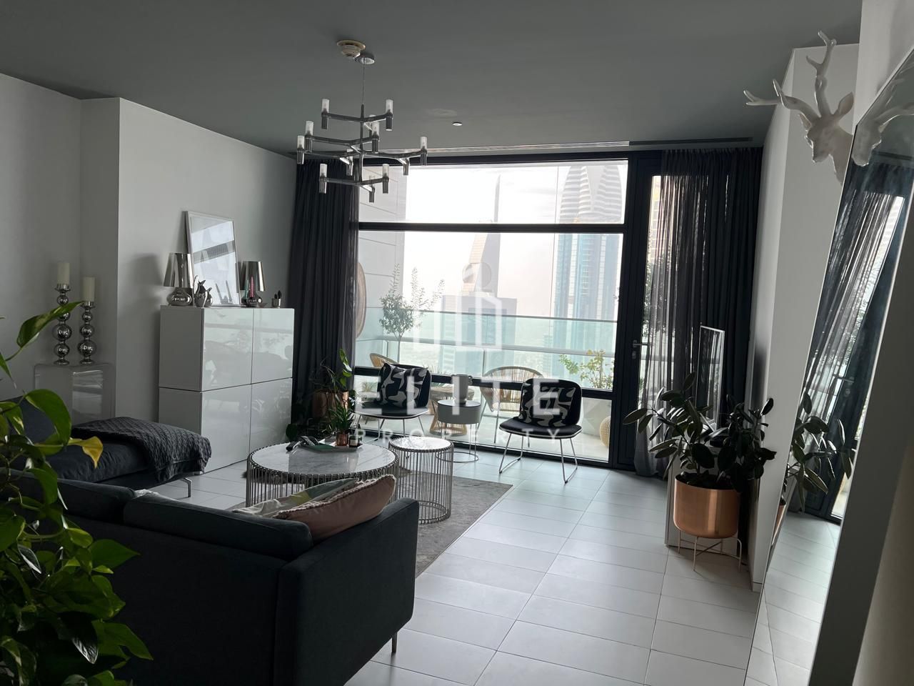 DIFC & SEA VIEW | HIGH FLOOR | TENANTED