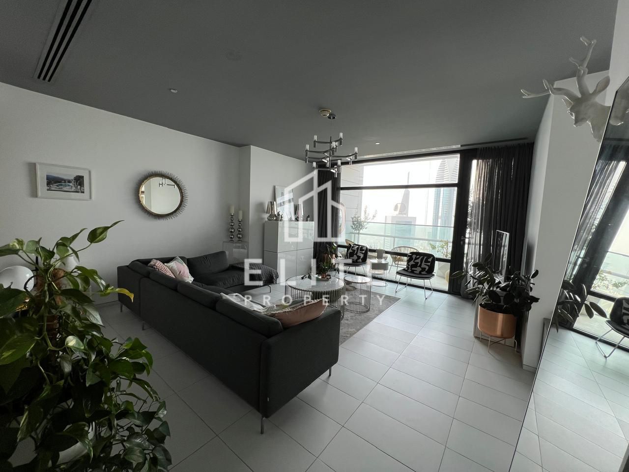 DIFC & SEA VIEW | HIGH FLOOR | TENANTED
