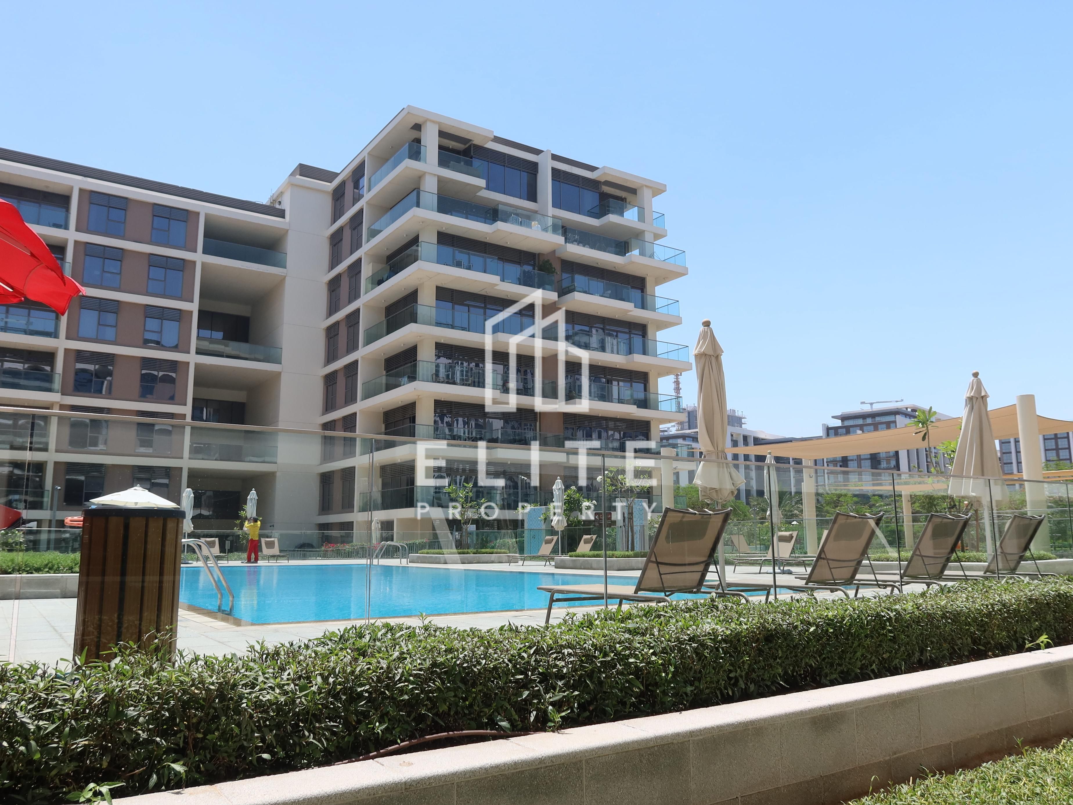 Luxury 2BR | Pool View | Direct Park Access | Mall
