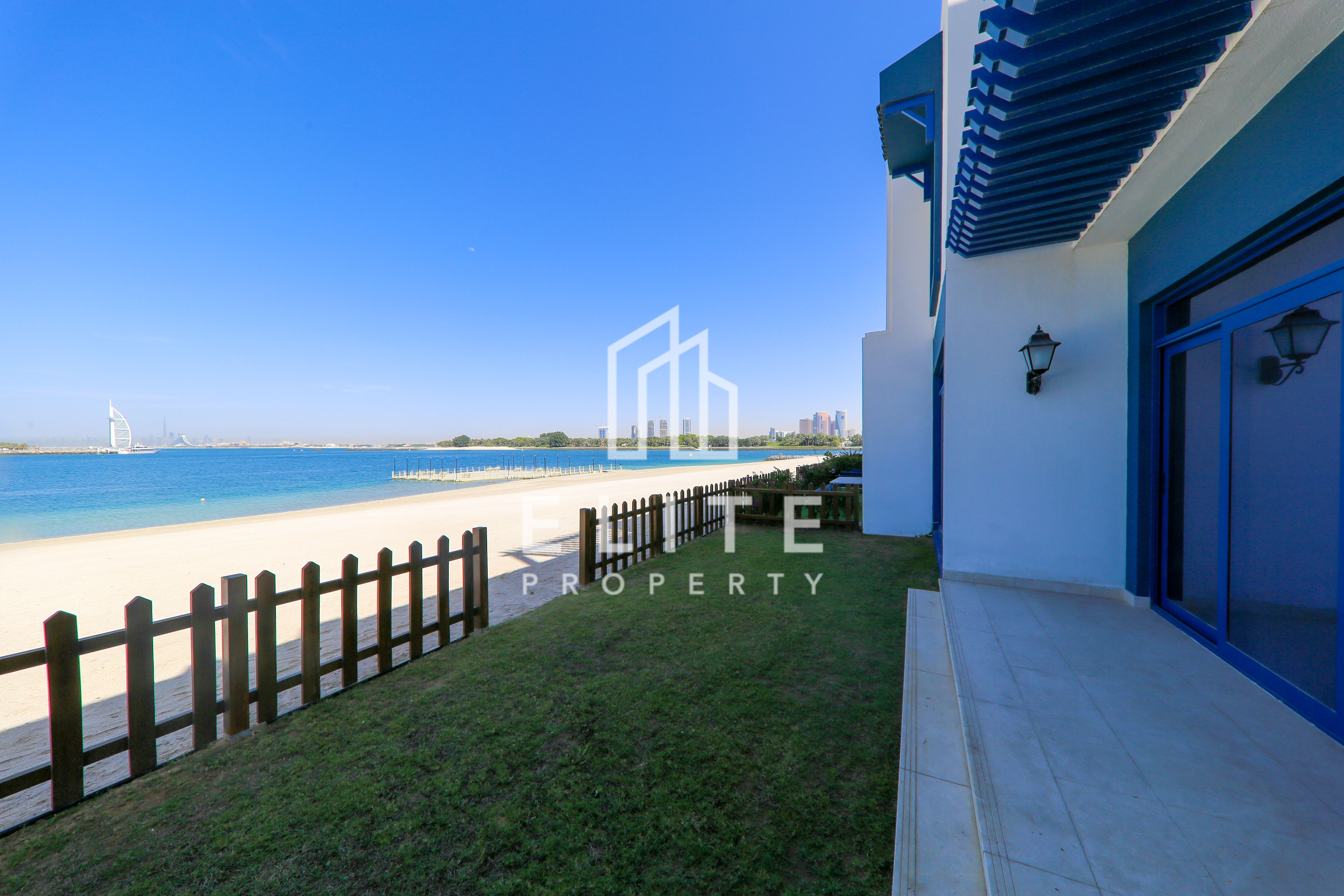 5BR Beachfront Villa | Ocean & Burj Al Arab Views