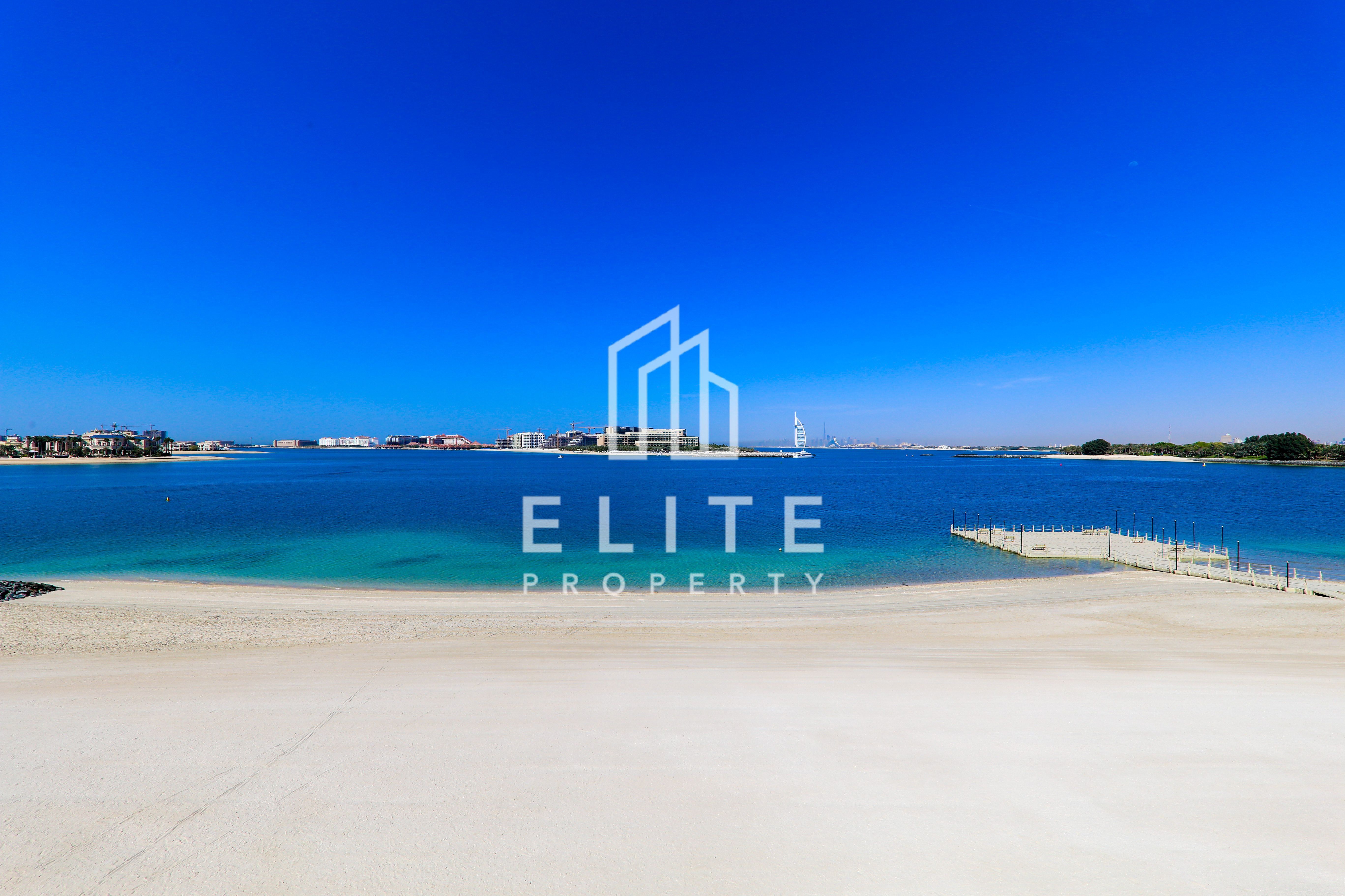5BR Beachfront Villa | Ocean & Burj Al Arab Views