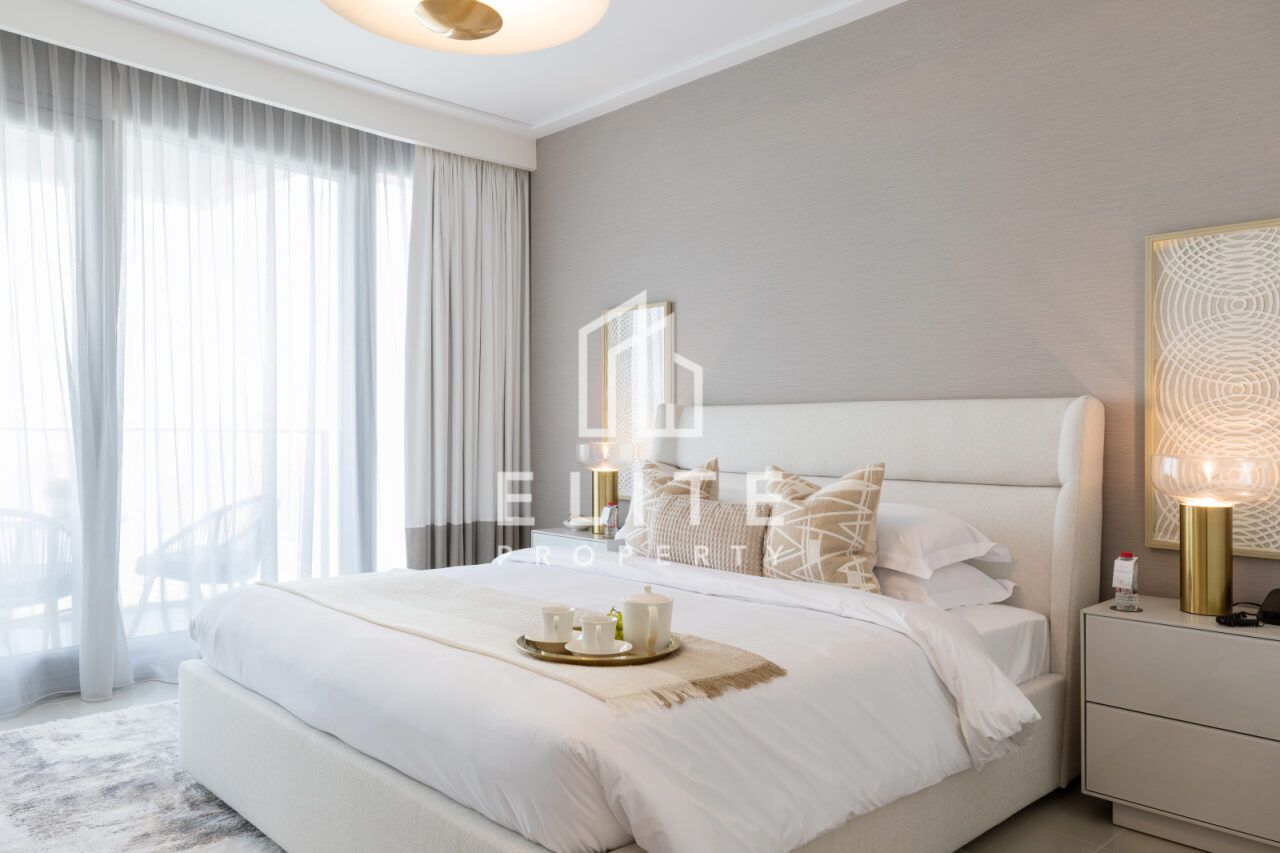 Furnished 3BR +Maid, High Floor, Burj Khalifa View