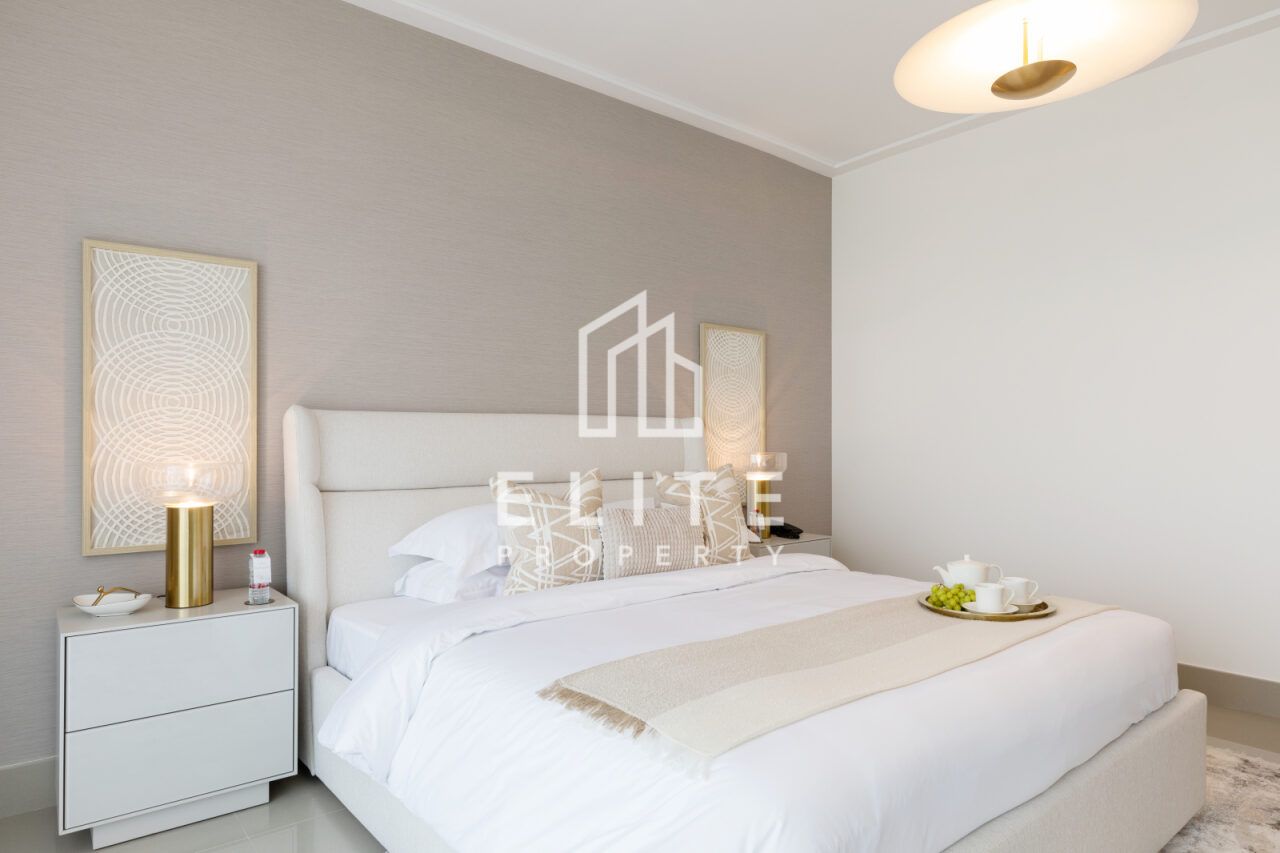Furnished 3BR +Maid, High Floor, Burj Khalifa View
