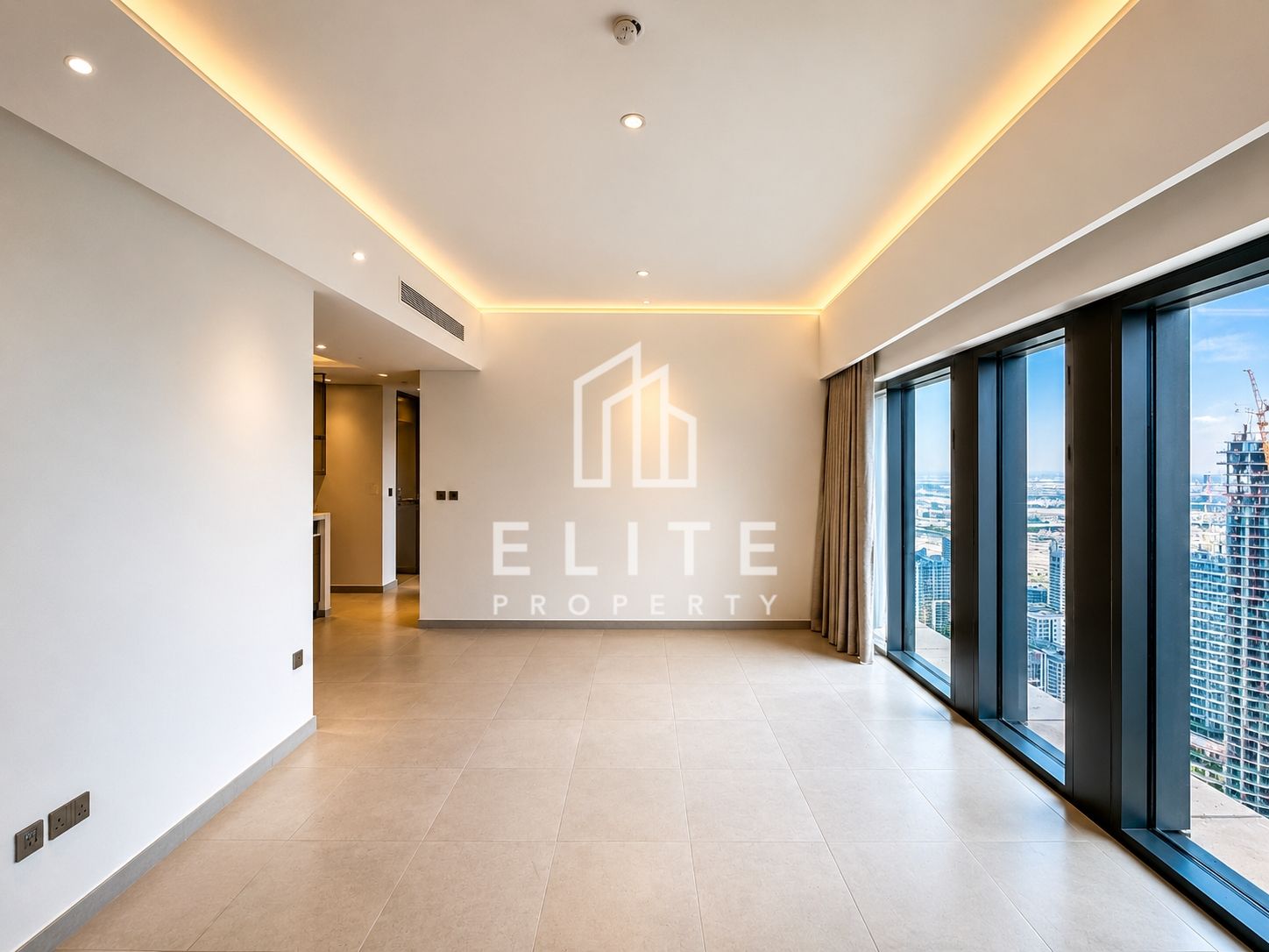 Burj View | Top Floor | Unfurnished