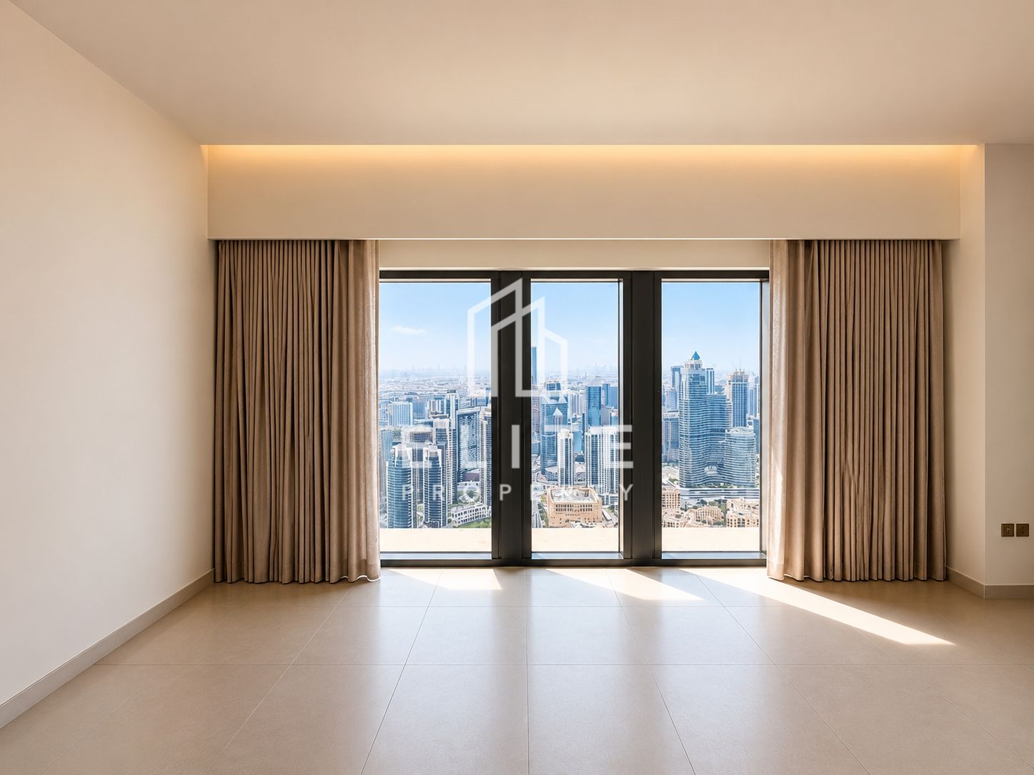 Burj View | Top Floor | Unfurnished