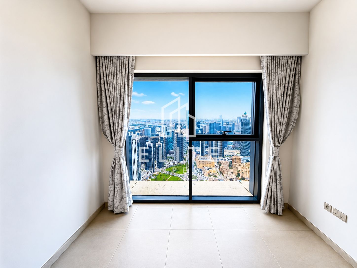 Burj View | Top Floor | Unfurnished