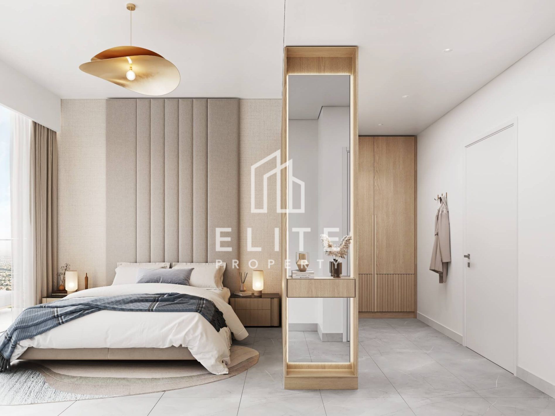Bright Corner 1BR | Mid Floor | JLT Skyline View