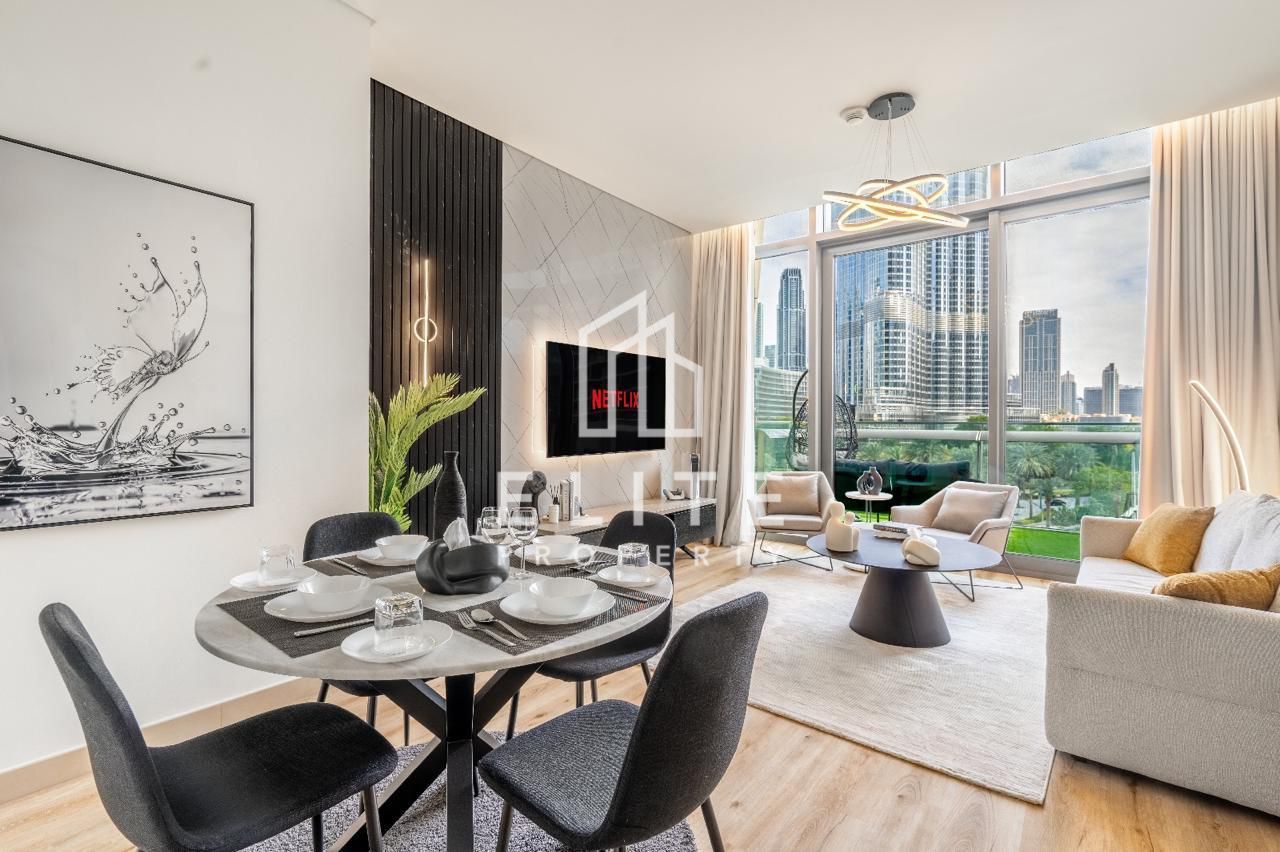 Burj Khalifa View | Furnished | Exceptional Price