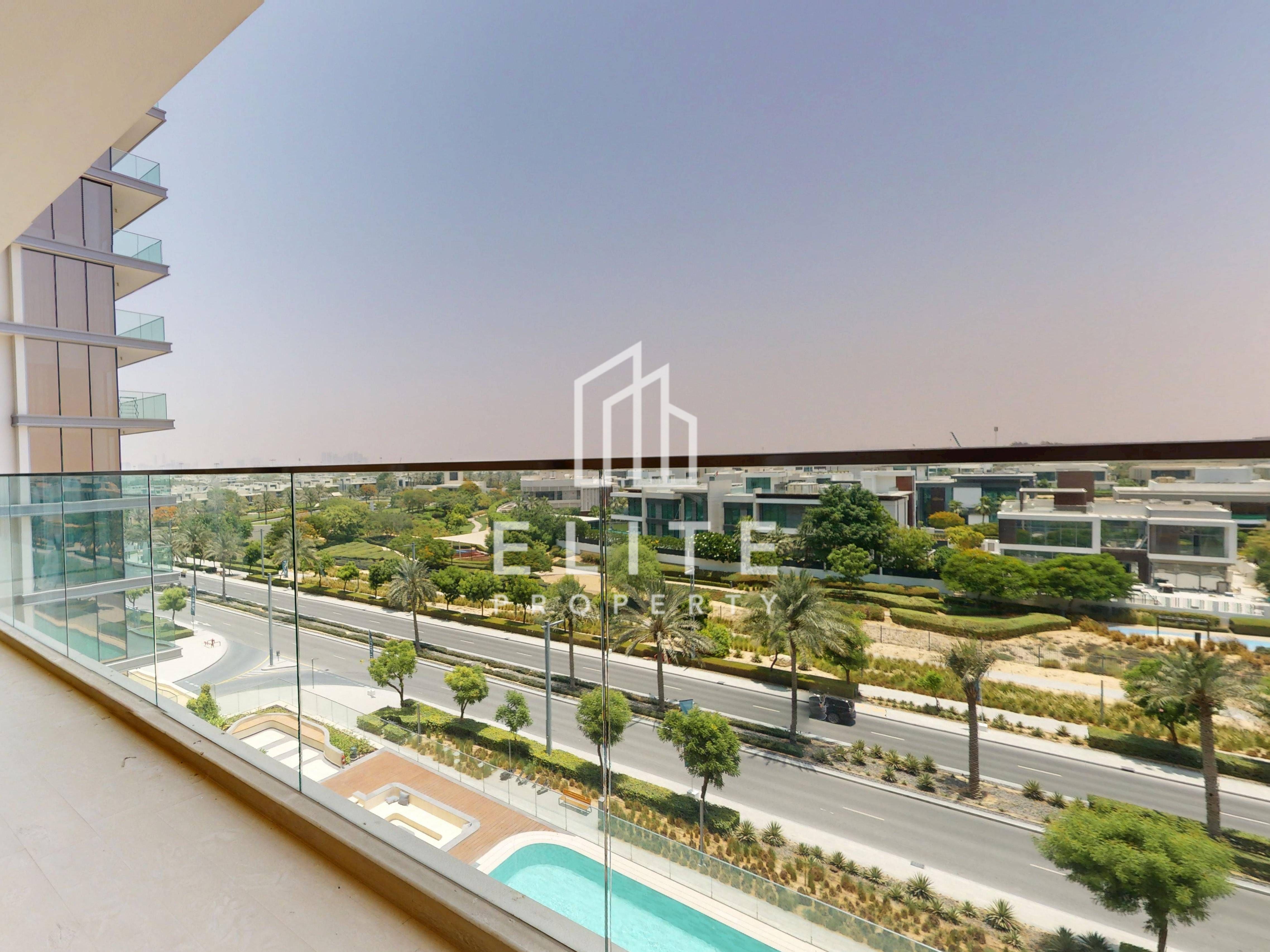POOL VIEW | 2 BEDROOMS + MAID'S ROOM  BRAND NEW