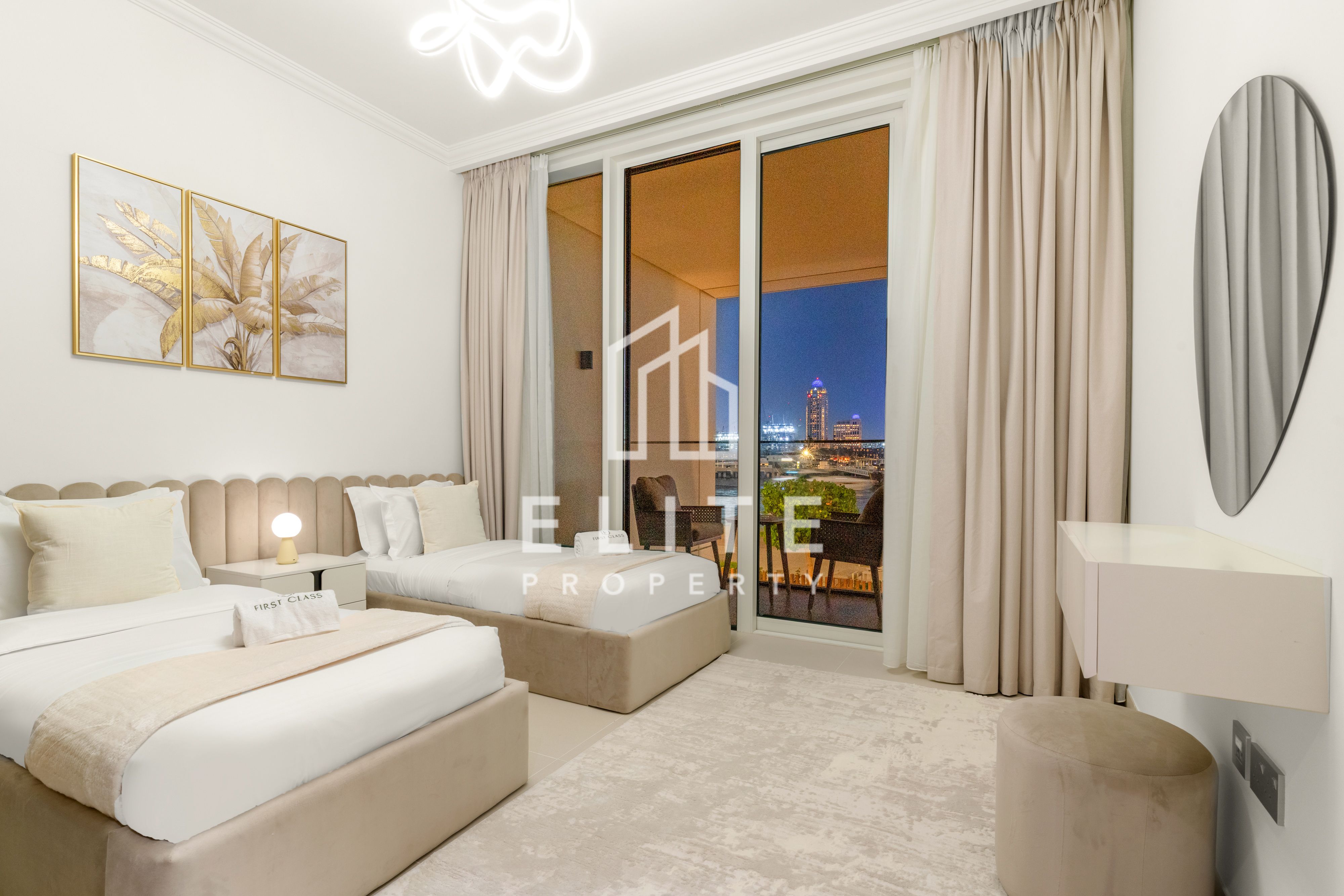 Rare Duplex & Beach Access I Marina Skyline Views