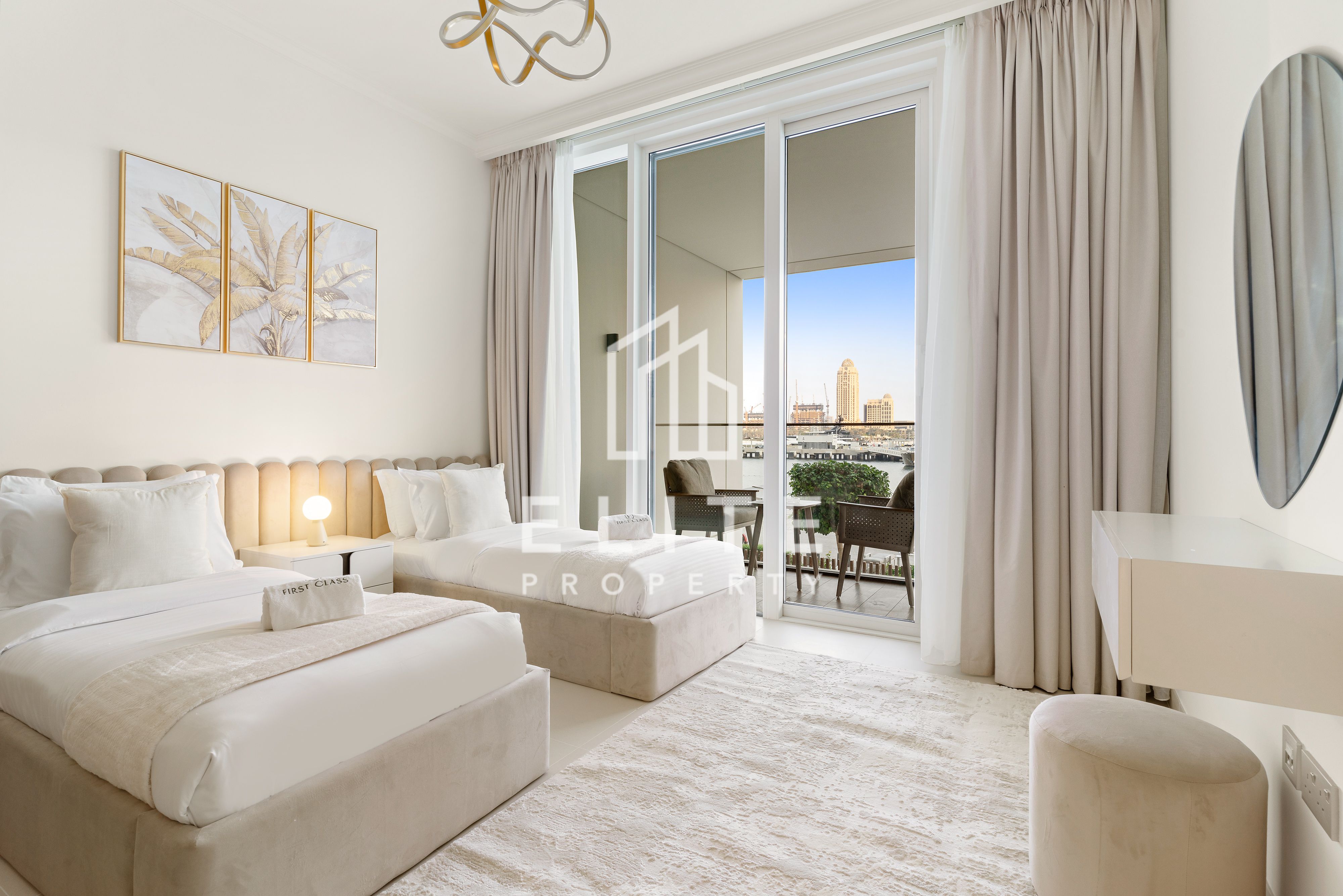 Rare Duplex & Beach Access I Marina Skyline Views
