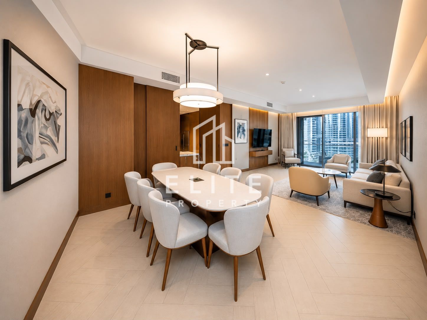 Luxury 3BR | Closed Kitchen | Burj & Fountain View