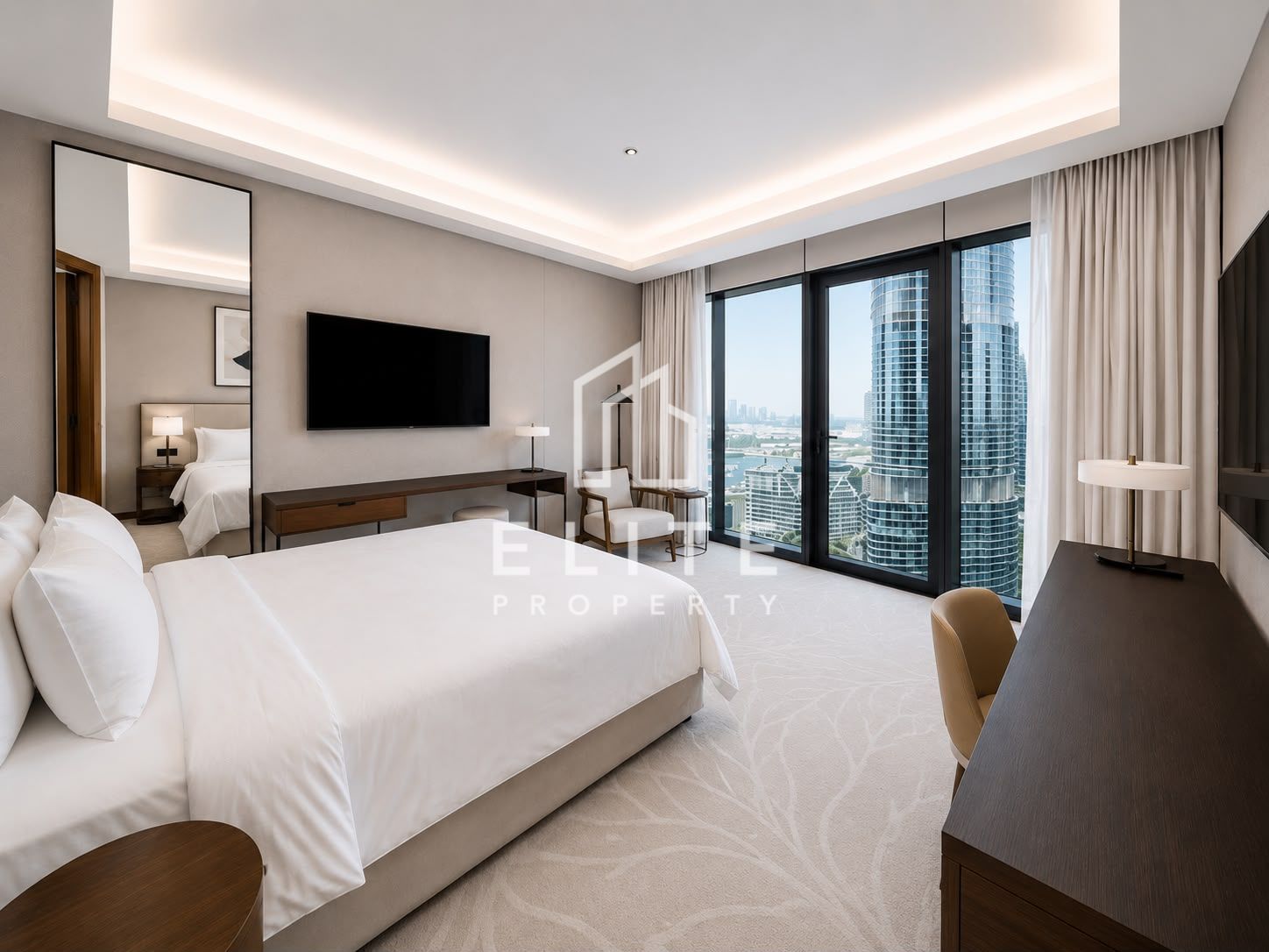 Luxury 3BR | Closed Kitchen | Burj & Fountain View