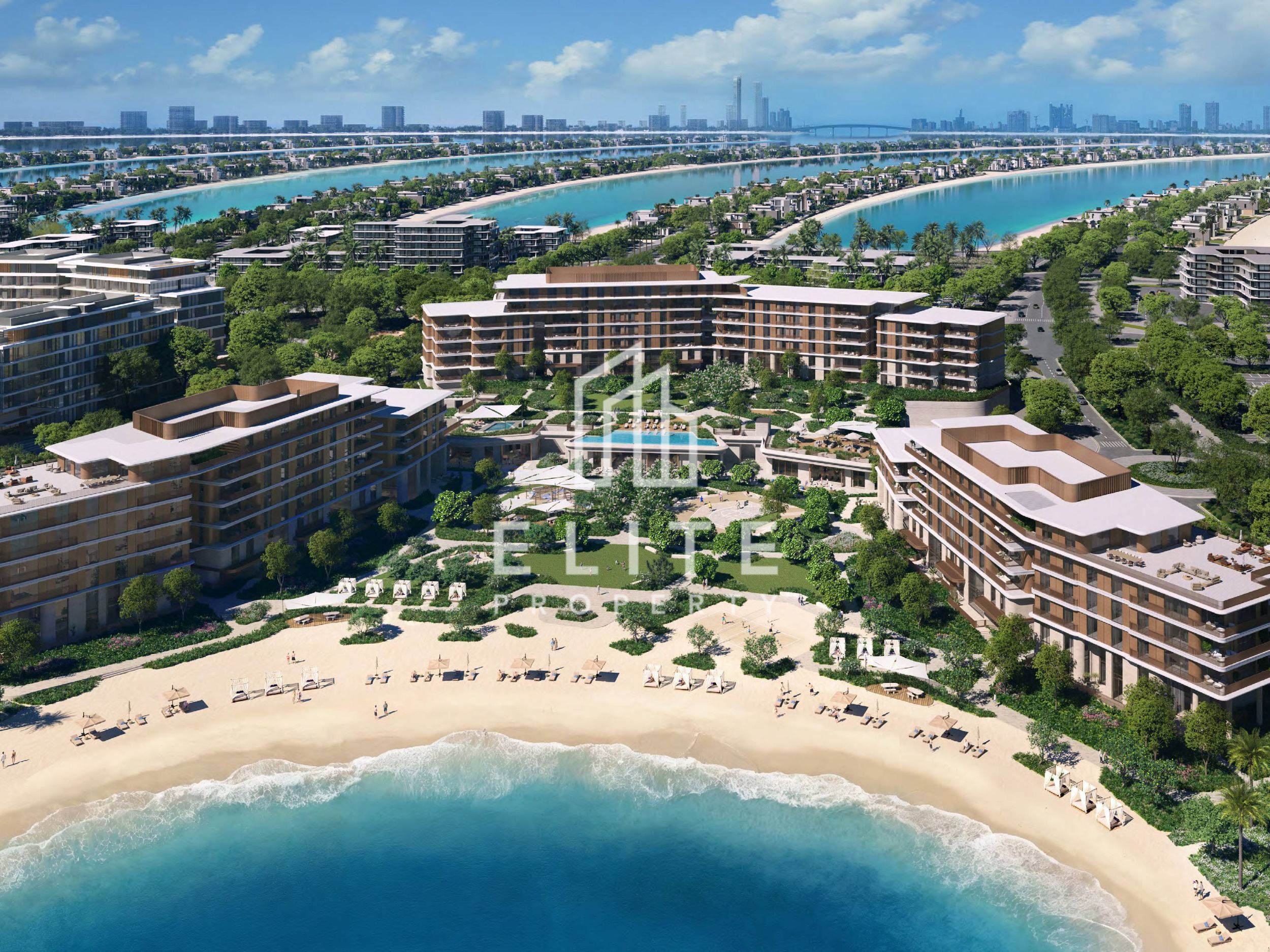 Lux Beachfront Living I Early Palm Jebel Ali Entry