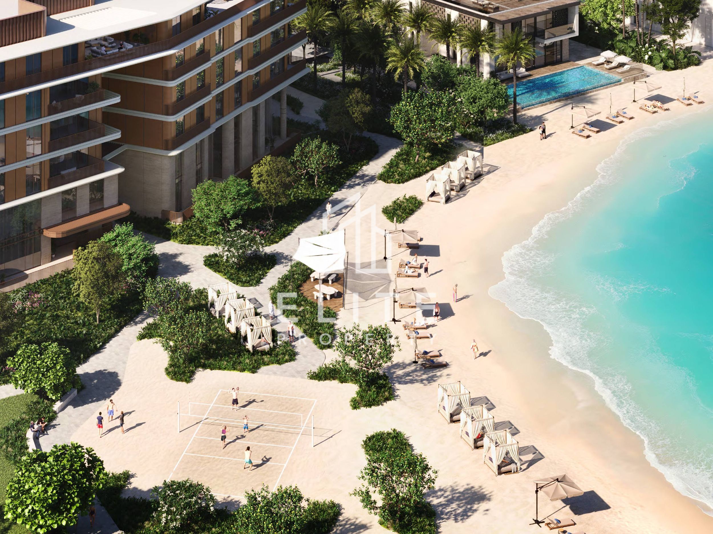 Lux Beachfront Living I Early Palm Jebel Ali Entry