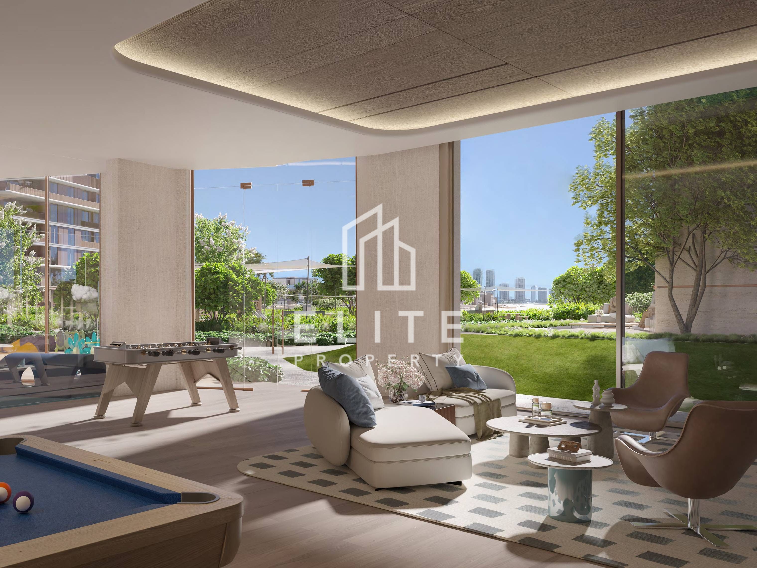 Lux Beachfront Living I Early Palm Jebel Ali Entry