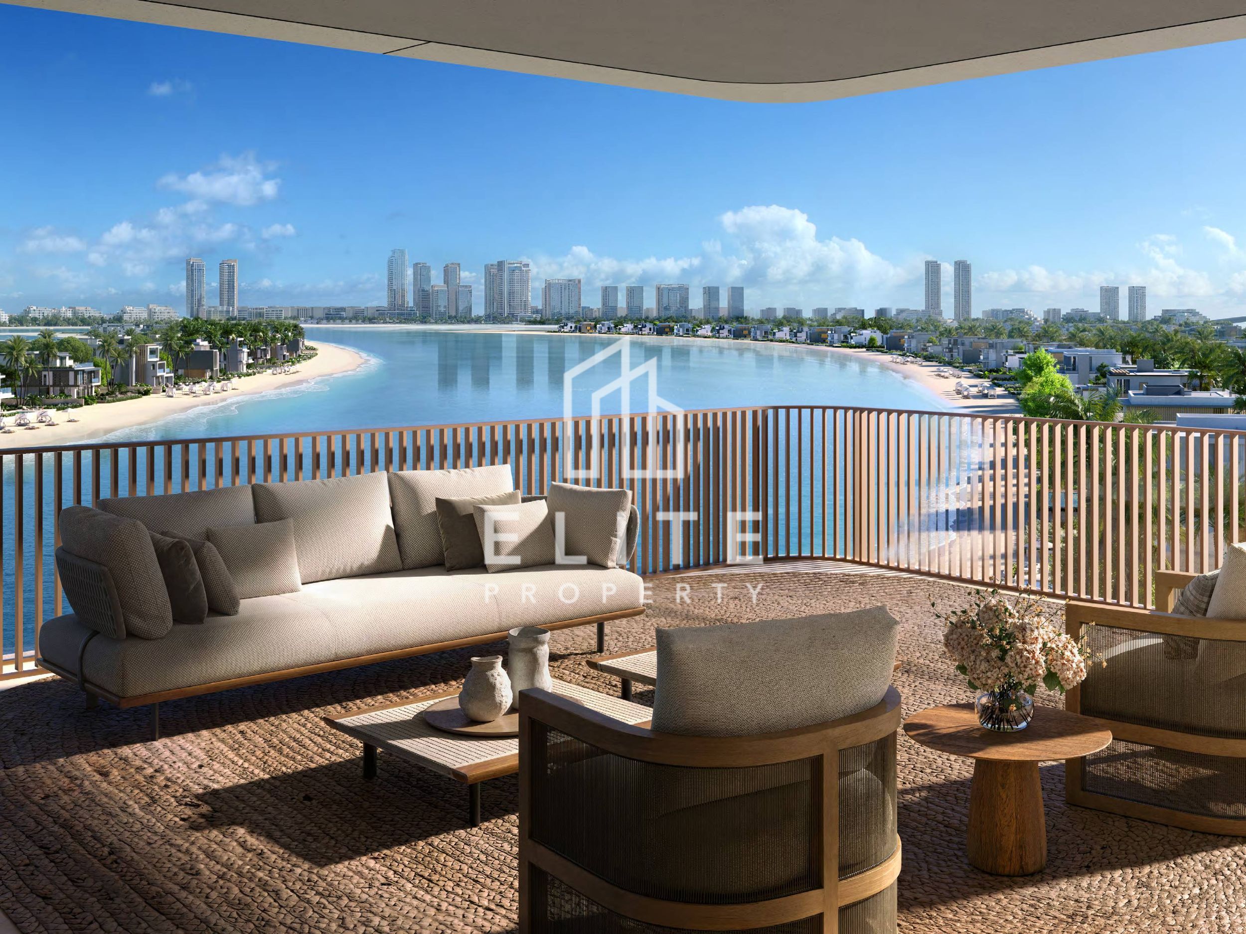 Lux Beachfront Living I Early Palm Jebel Ali Entry
