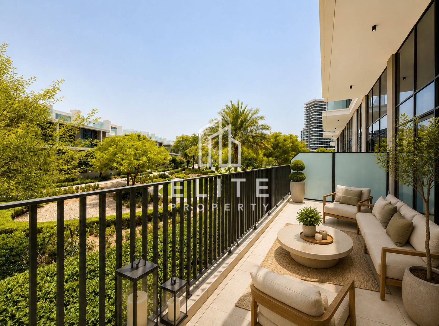 Exclusive | Rare Large Terrace | Park & Villa View