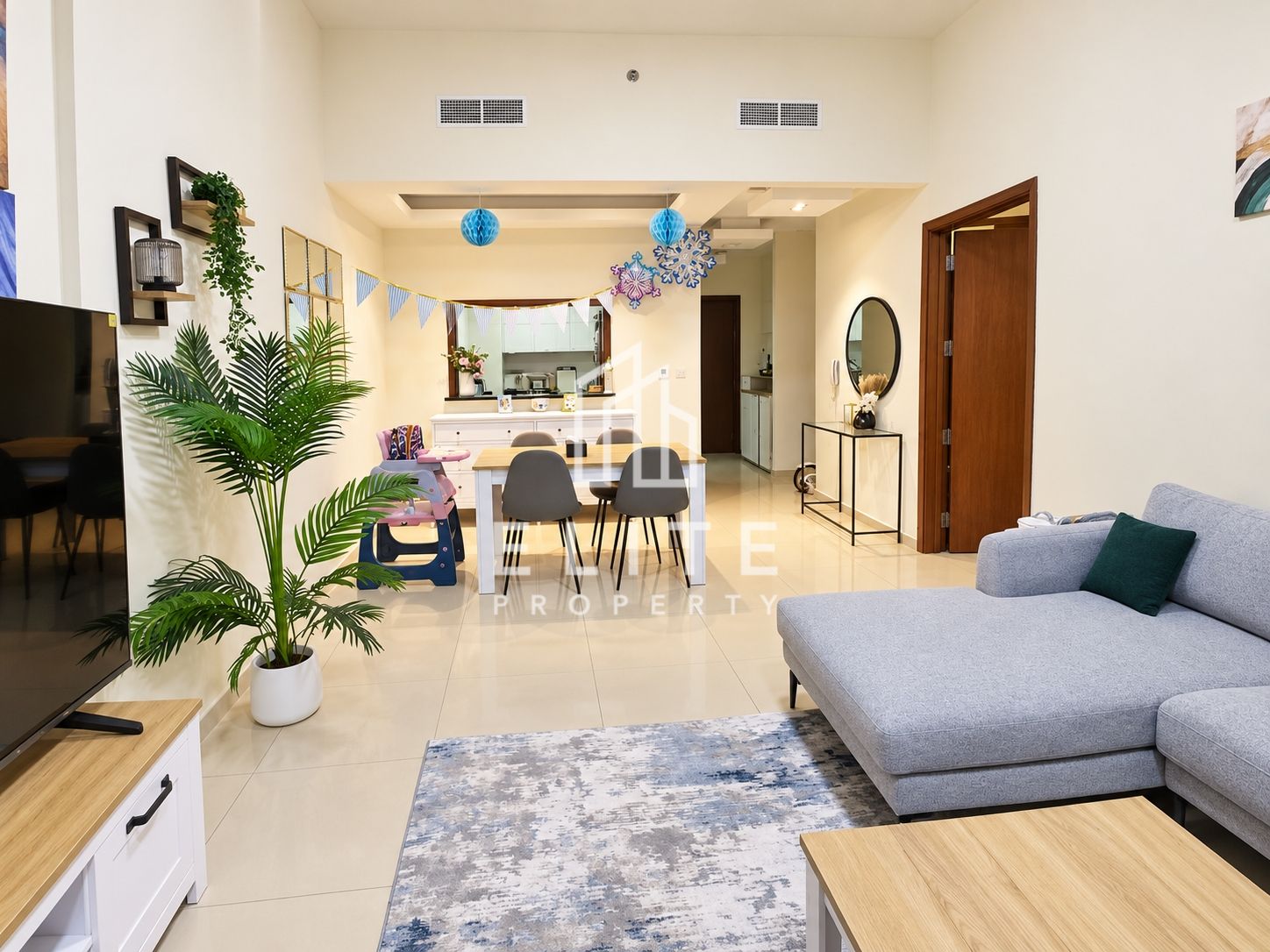 Fully Furnished I Spacious I 1 BR +Maid Room I JVC