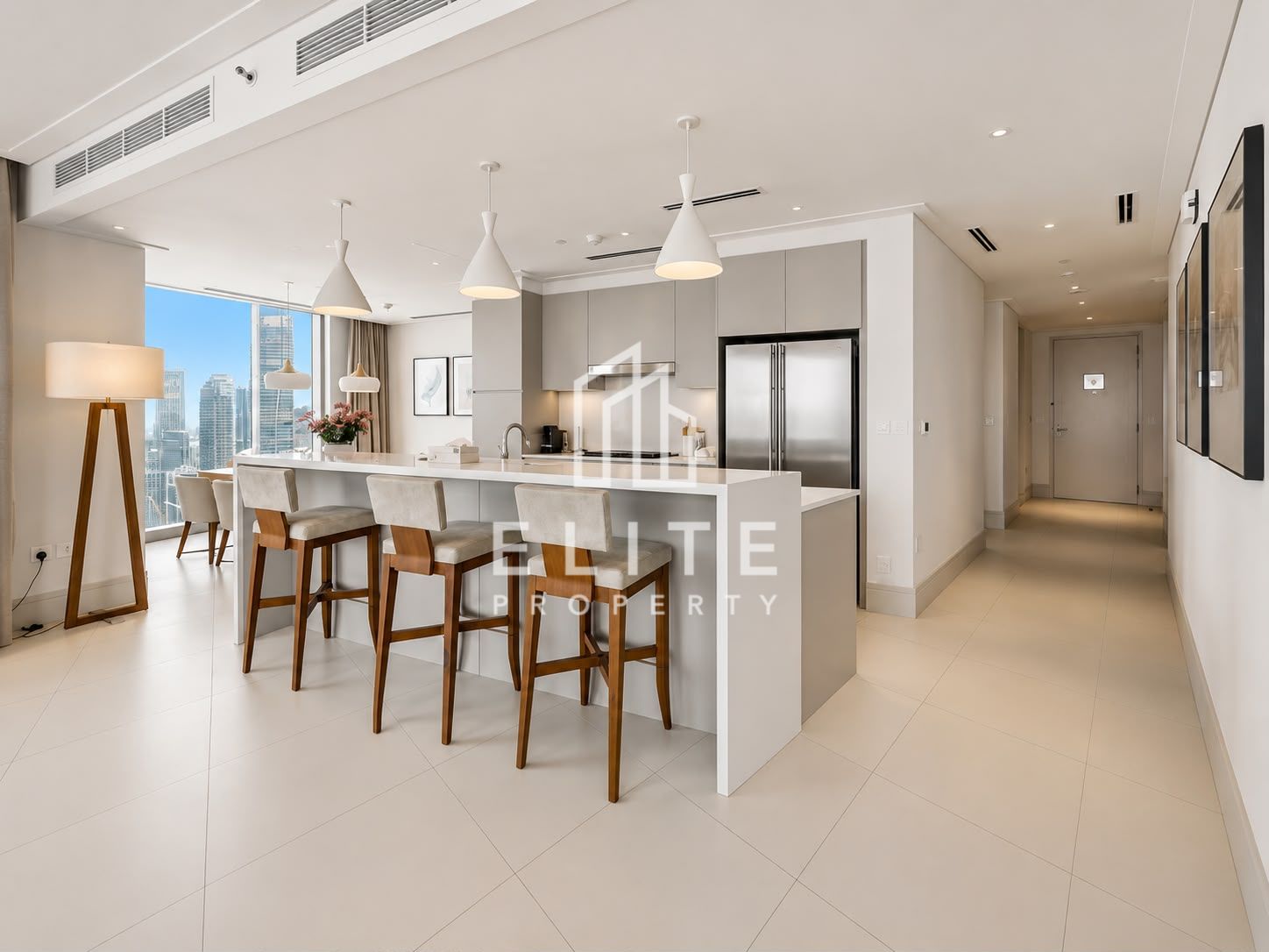 Luxury 3BR + Maid | Burj & Fountain View