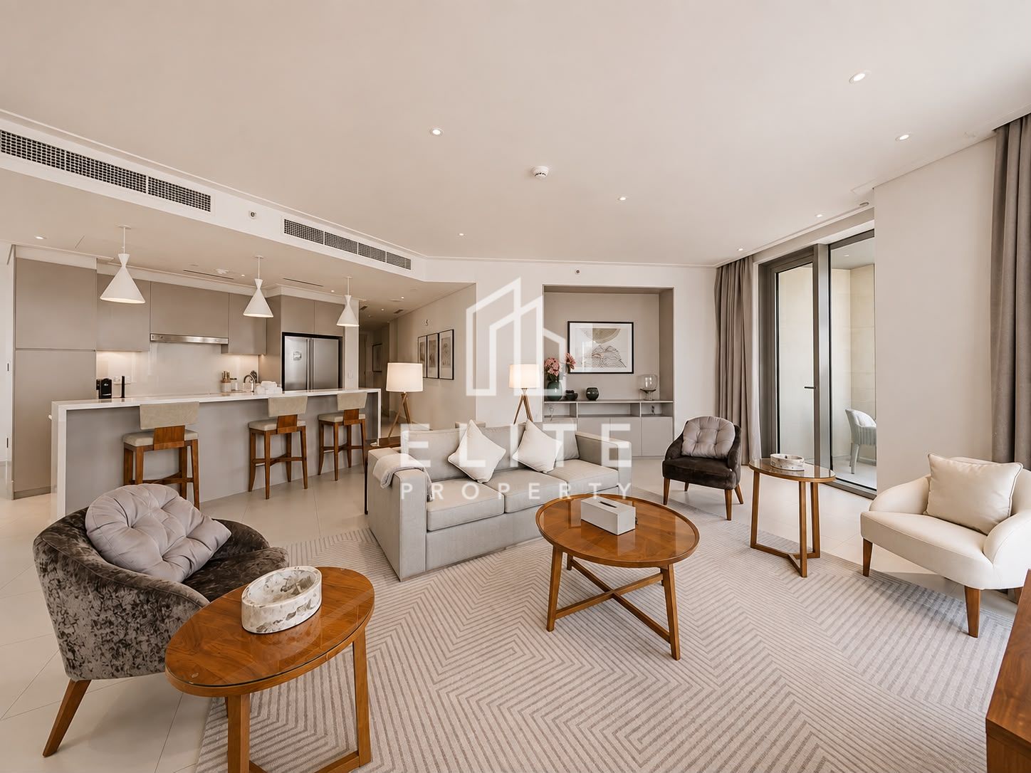 Luxury 3BR + Maid | Burj & Fountain View