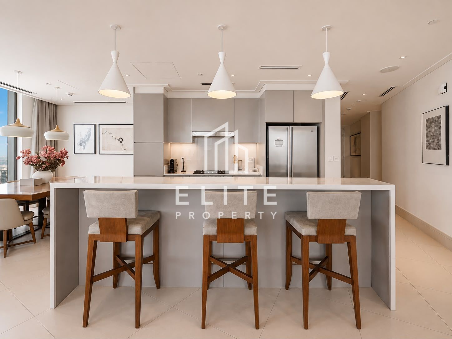 Luxury 3BR + Maid | Burj & Fountain View