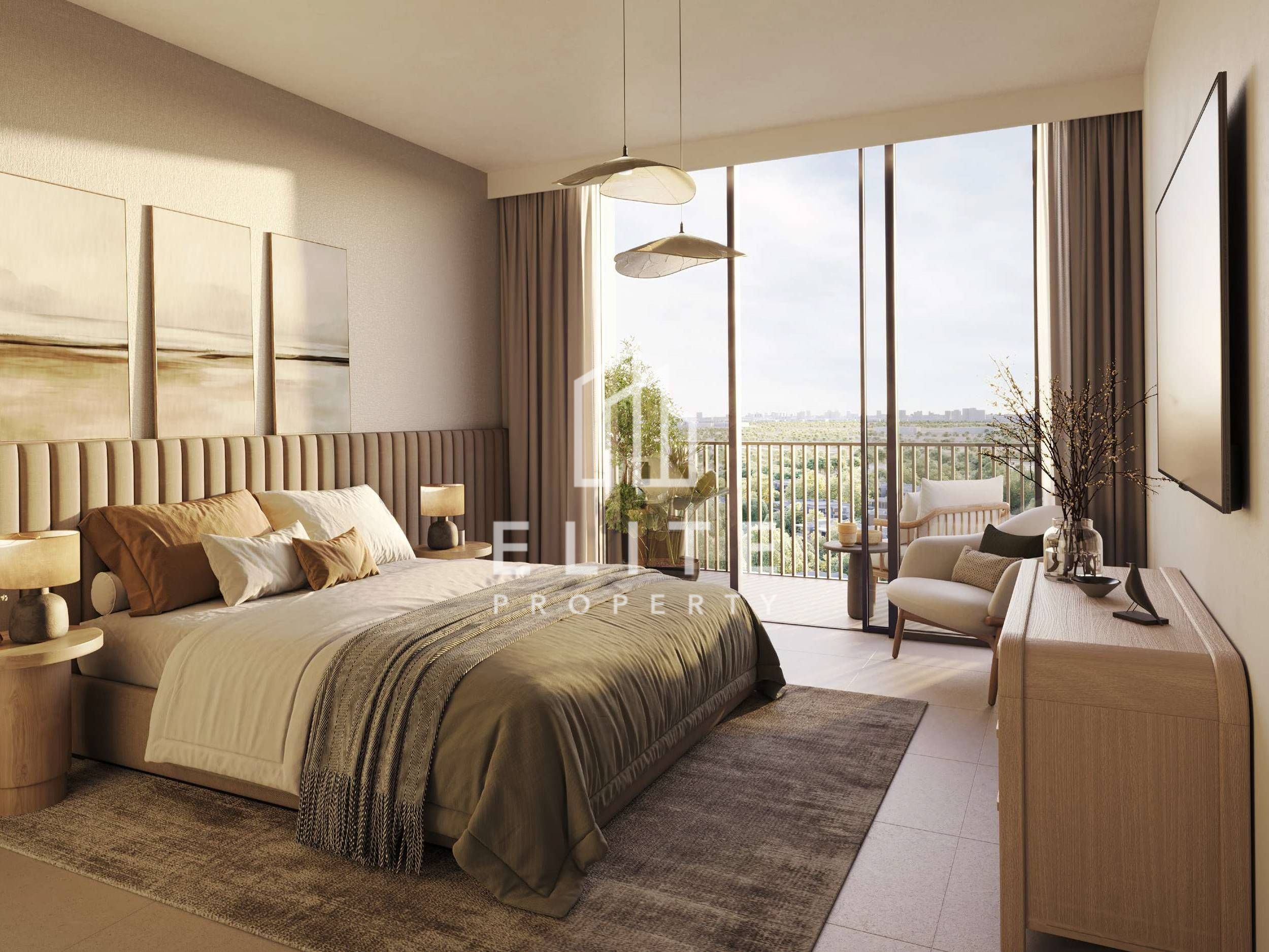 2-Bedroom Apartment in Distrikt 1, Ghaf Woods