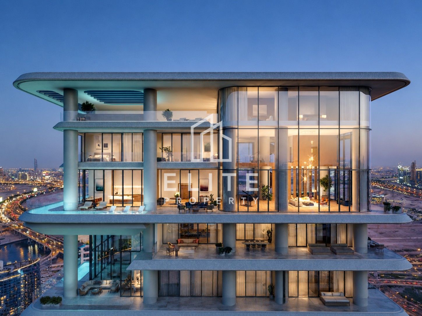 4-Bed Duplex | 2 Private Pools | Burj Khalifa View