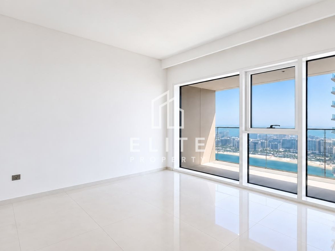 Spacious 3 Bed + Maids | Unfurnished | Palm View