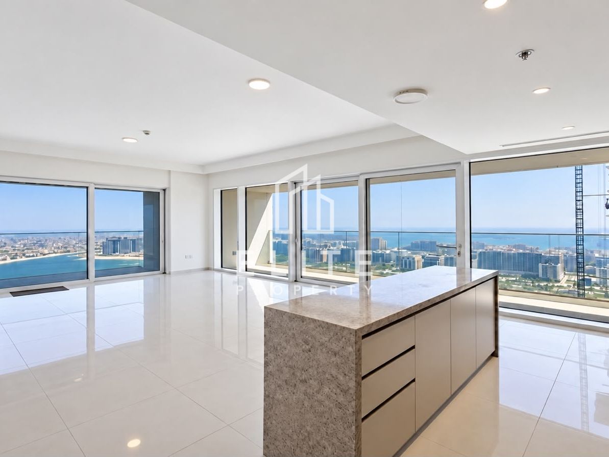 Spacious 3 Bed + Maids | Unfurnished | Palm View
