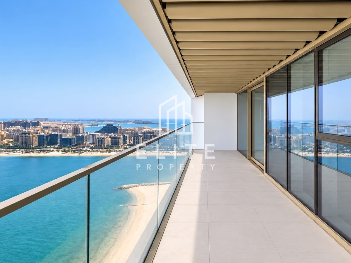 Spacious 3 Bed + Maids | Unfurnished | Palm View