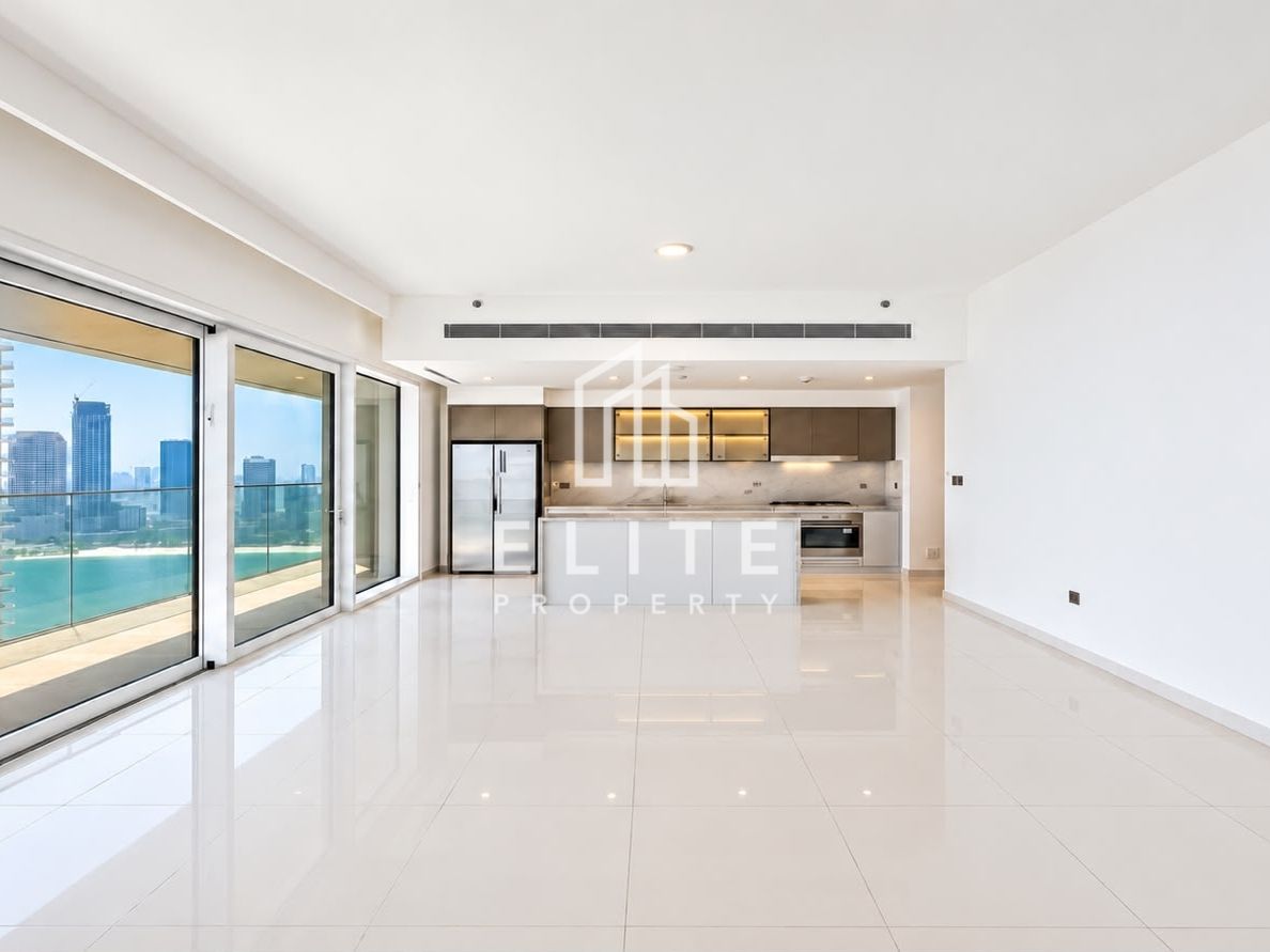Spacious 3 Bed + Maids | Unfurnished | Palm View