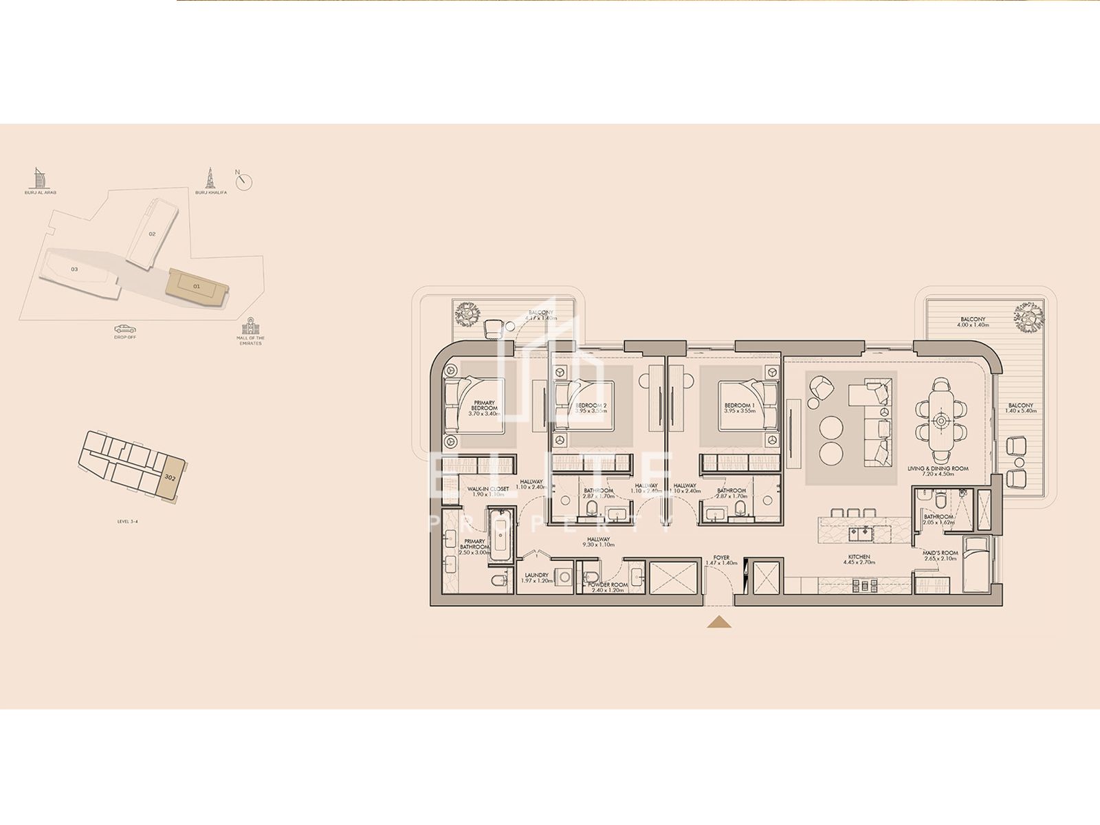 Spacious 2BR | Large Balcony | Lifestyle Community