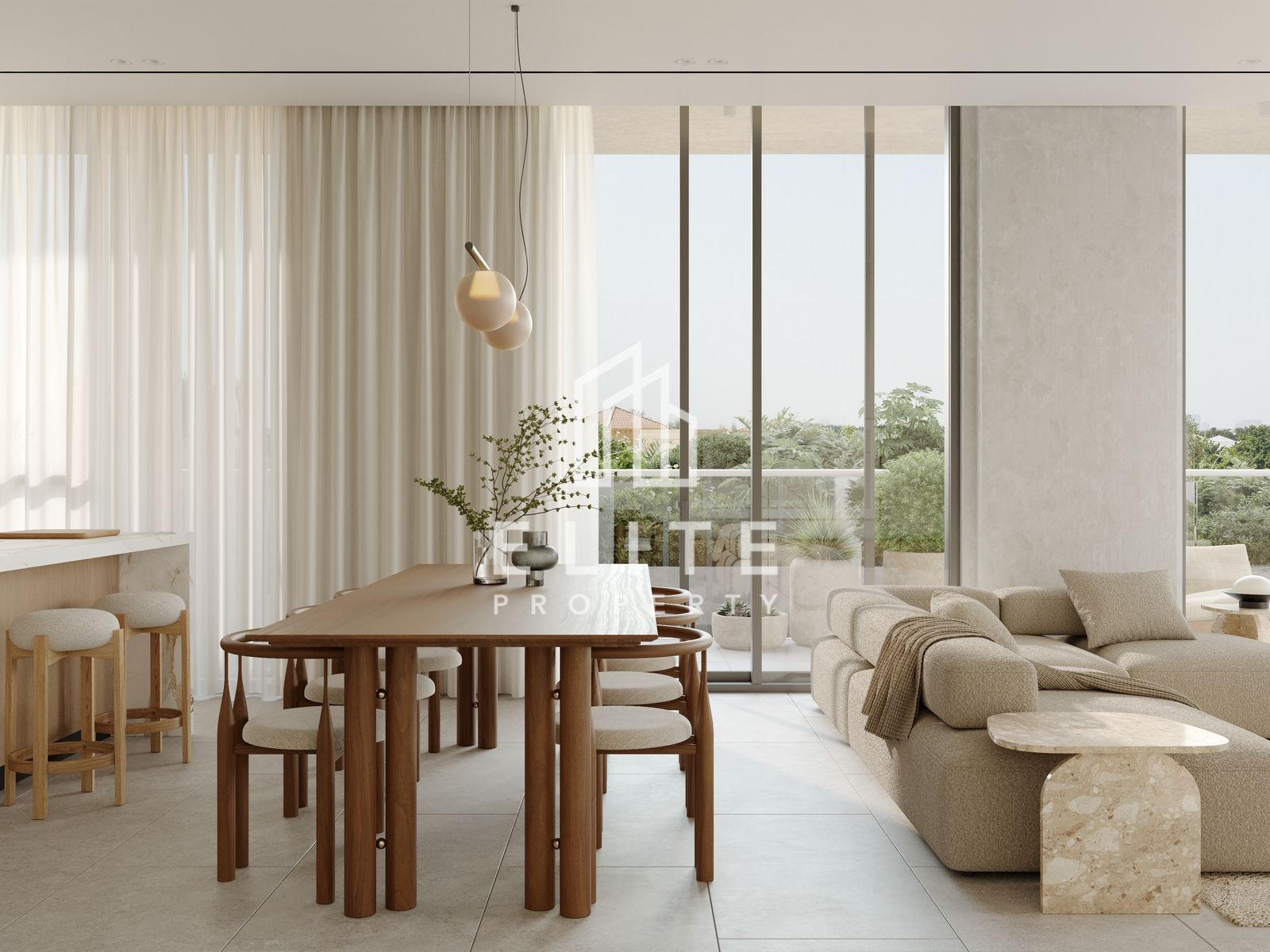 Spacious 2BR+Maid | Large Terrace | Green Living