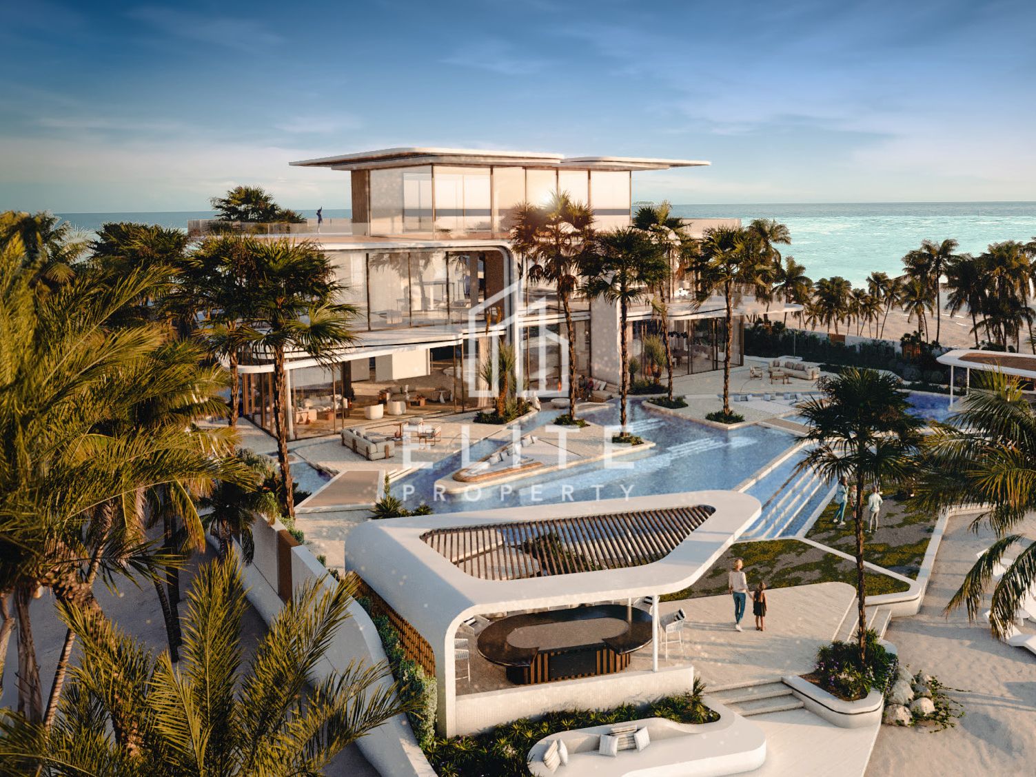 Ultra-Luxury 7BR Villa with Private Yacht Dock