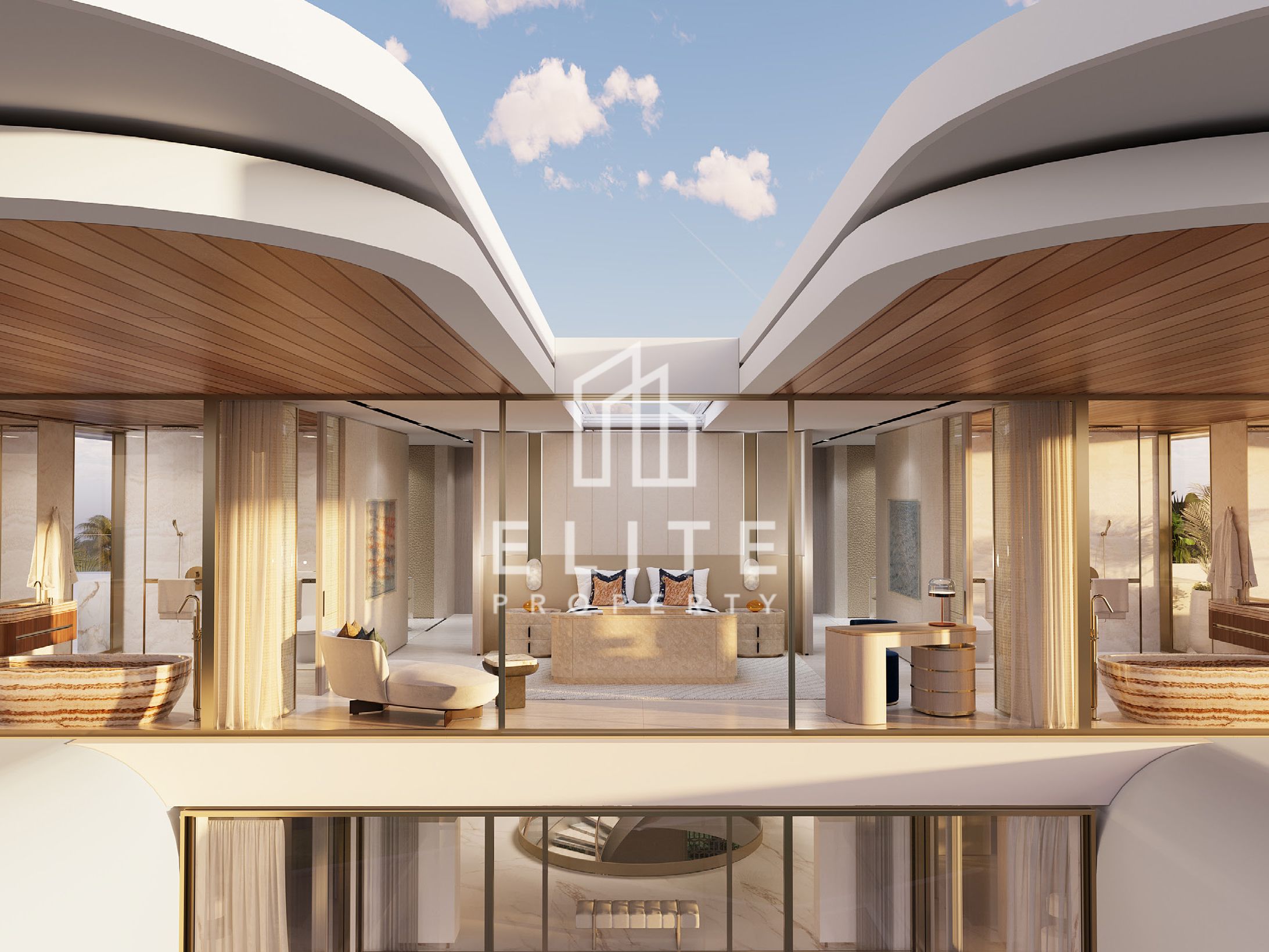 Ultra-Luxury 7BR Villa with Private Yacht Dock