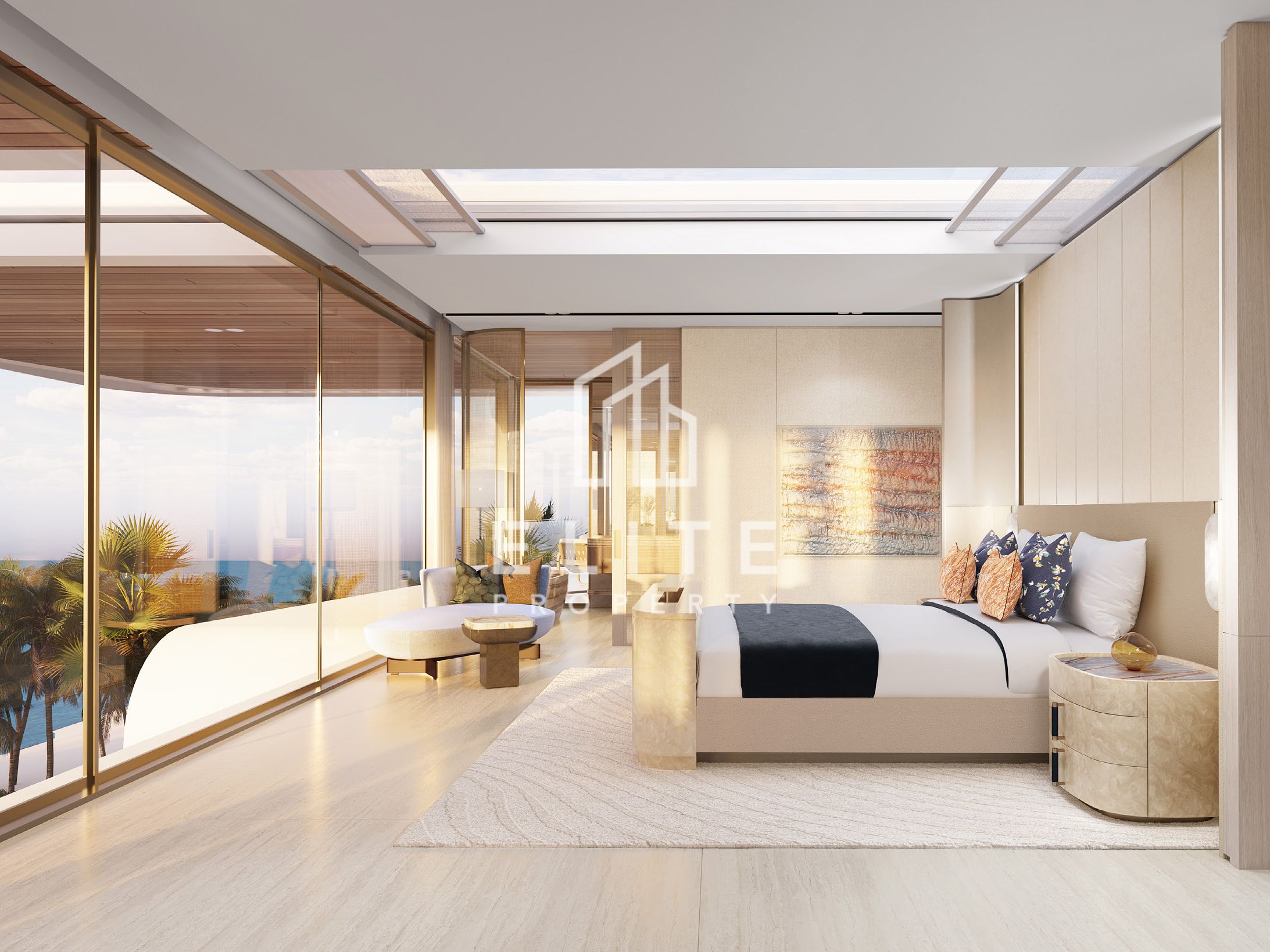 Ultra-Luxury 7BR Villa with Private Yacht Dock