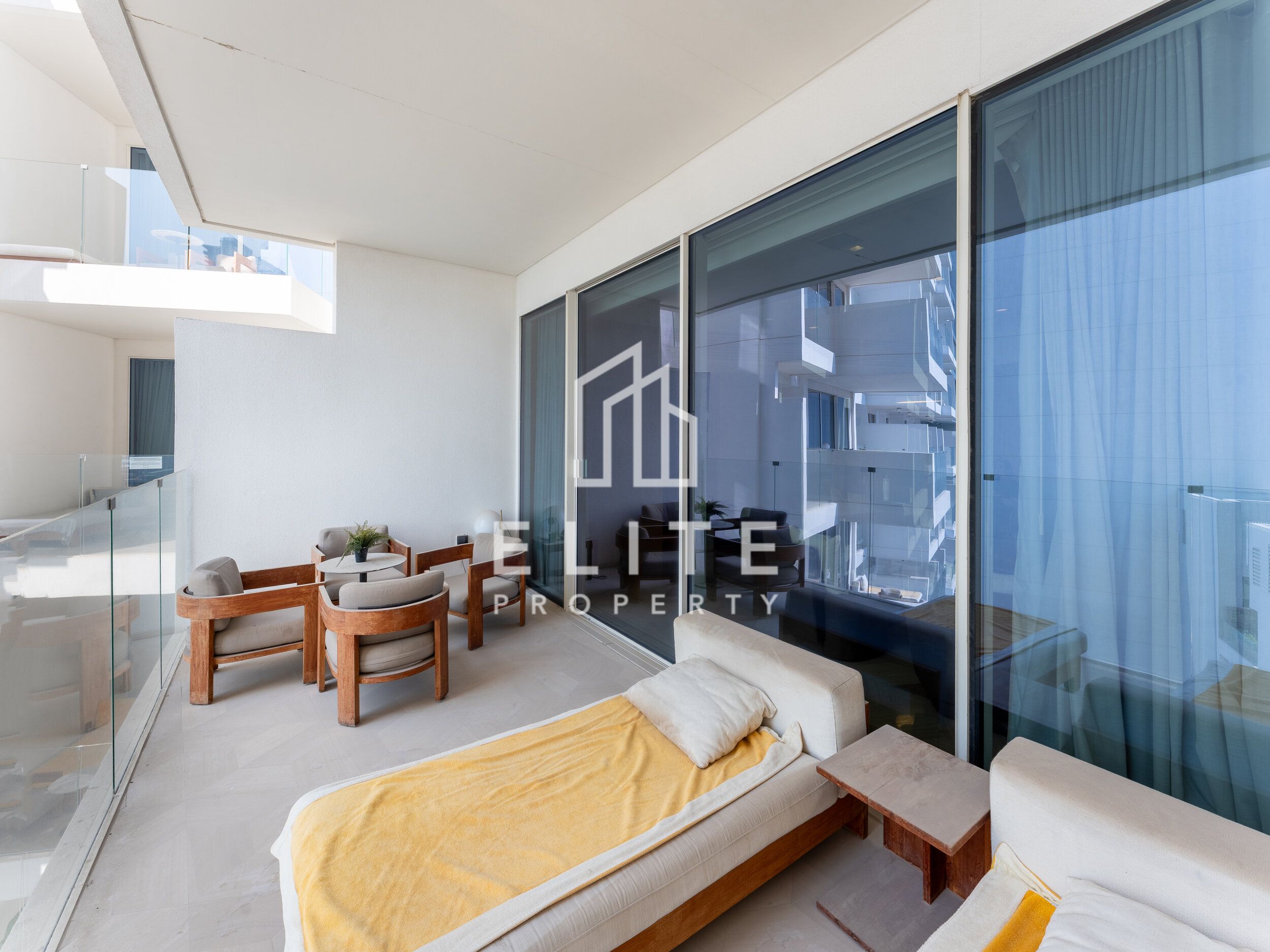 2BR + Maid | Large Terrace | Partial Sea View